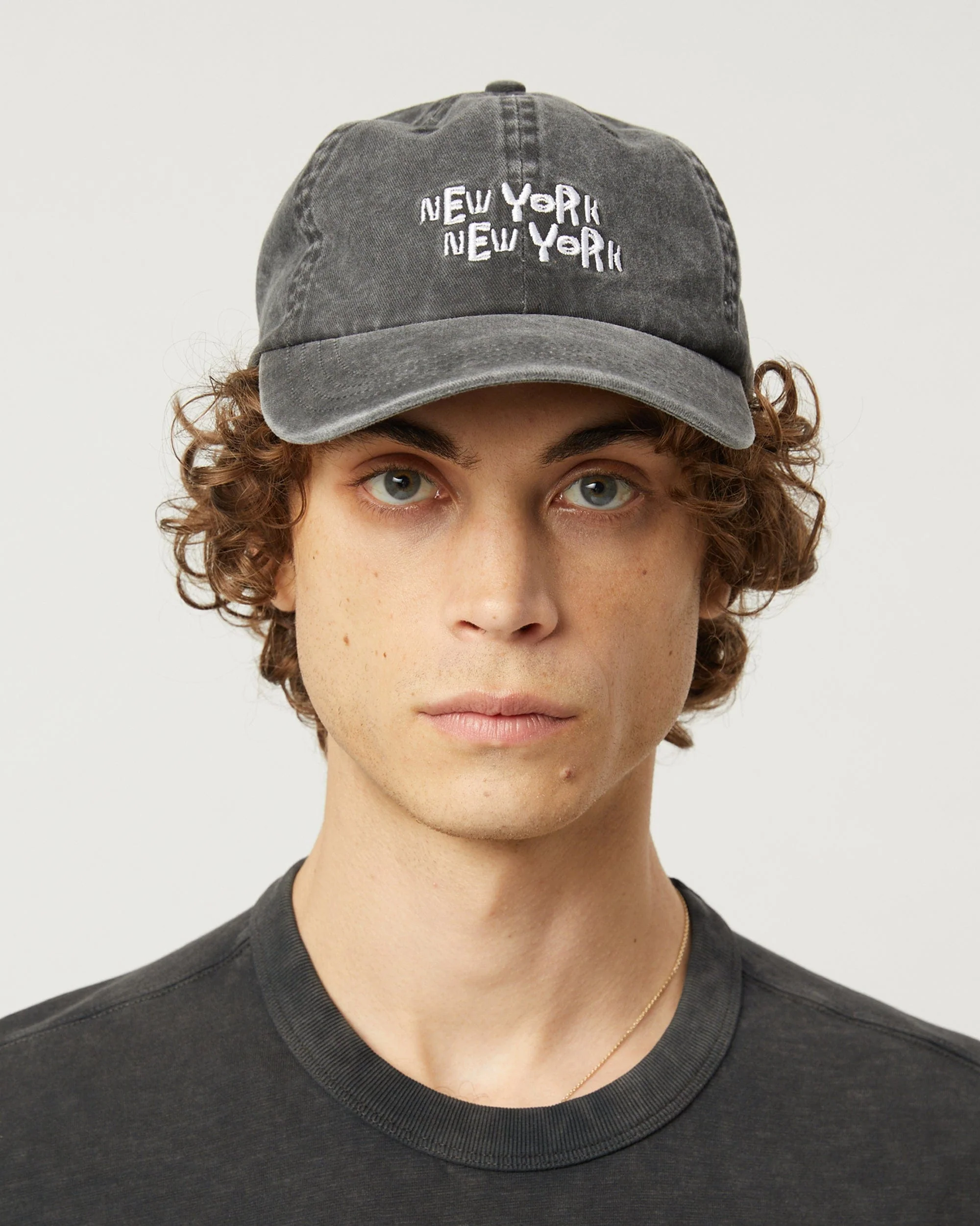 80s NY Cap - Black - Image 2