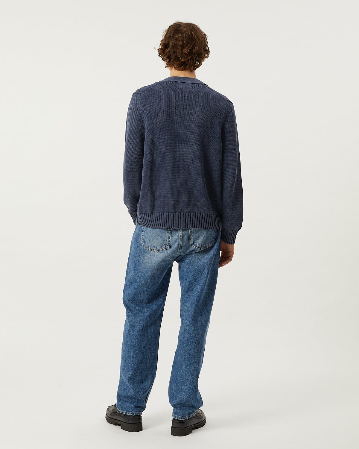 Acid Wash Cardigan - Midnight - Image 3