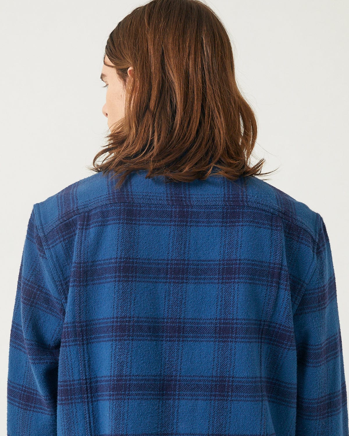 Appalachian Plaid LS - Navy - Image 4