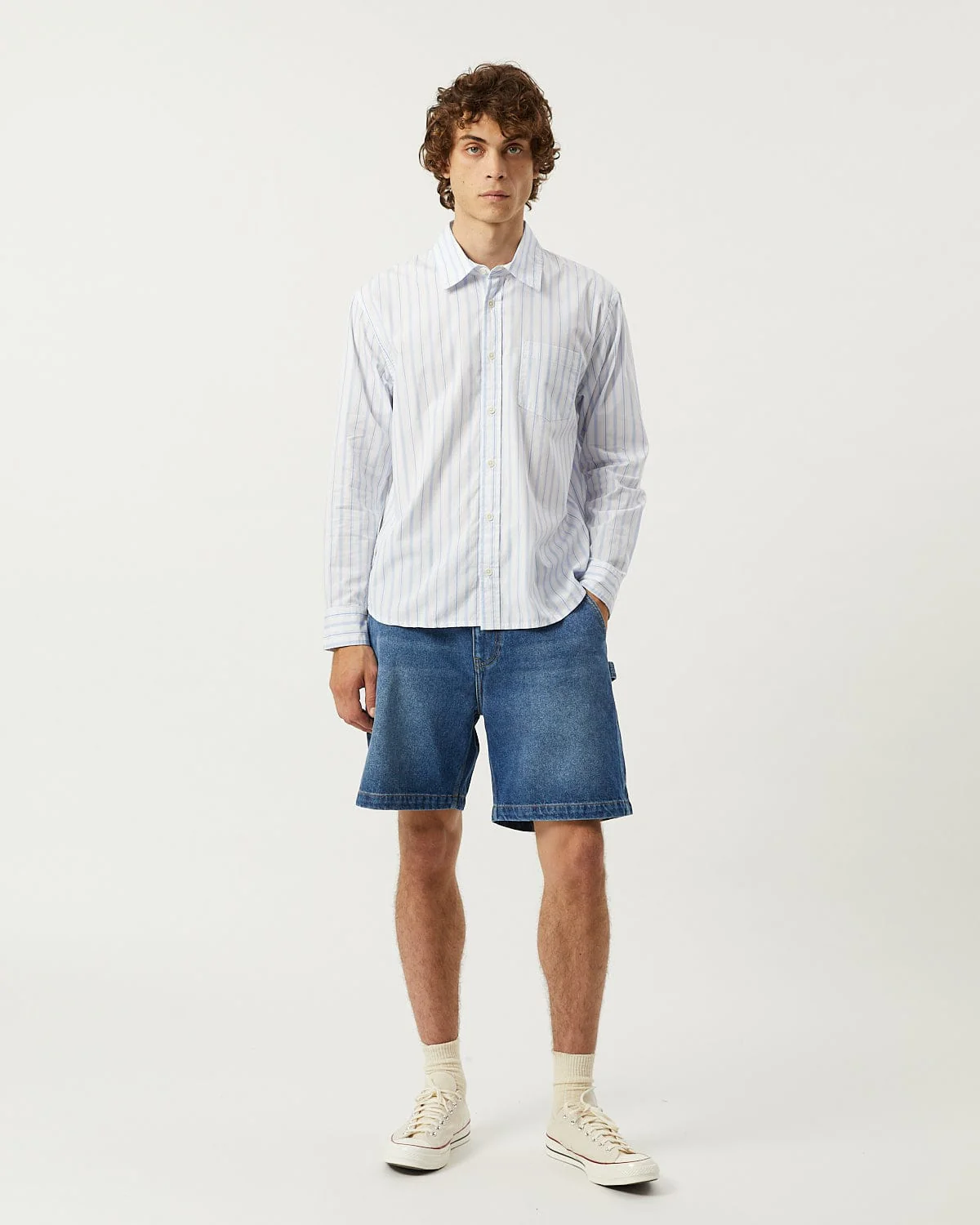 Berg Stripe LS - White - Image 4