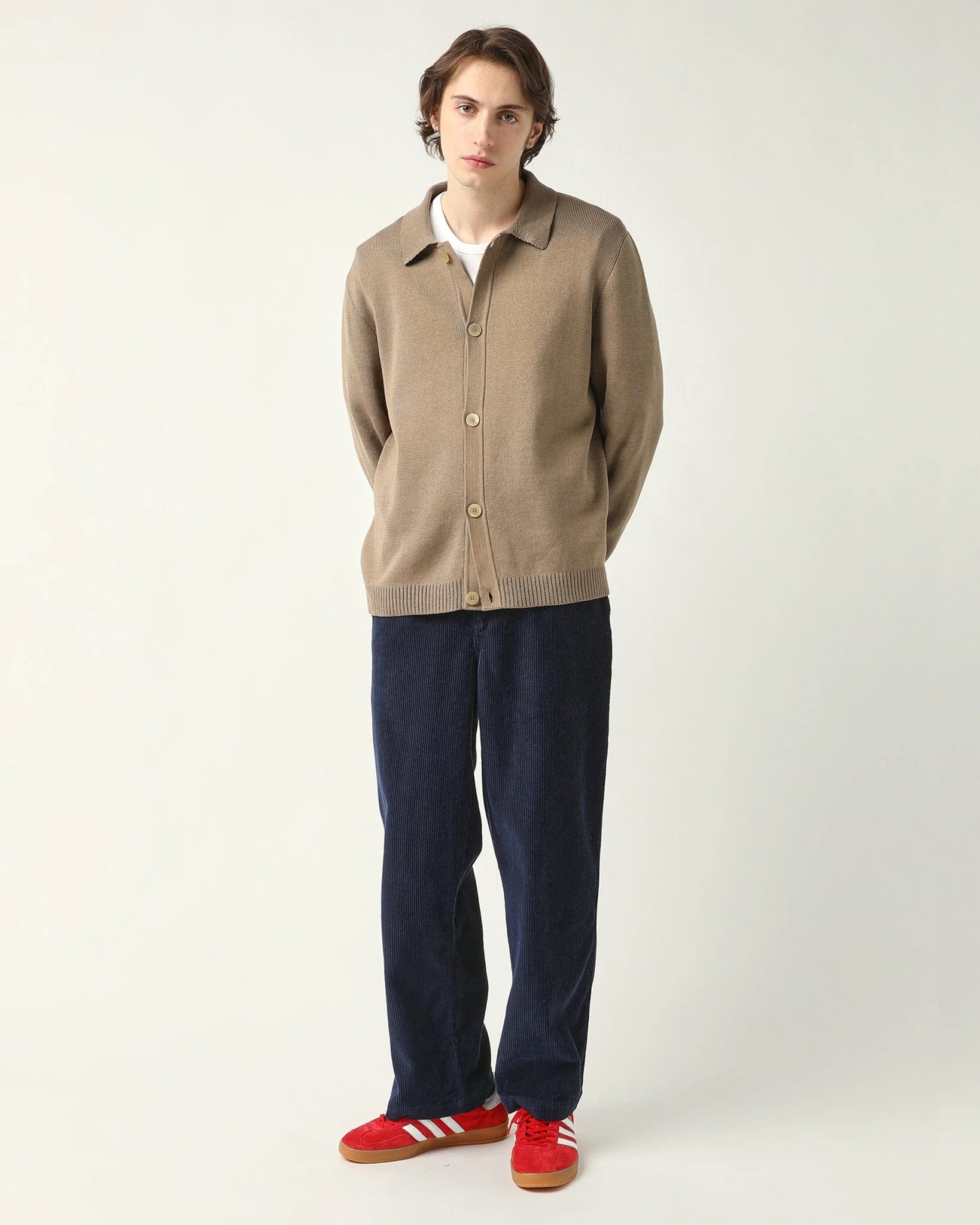 Buttondown Sweater - Camel - Image 3