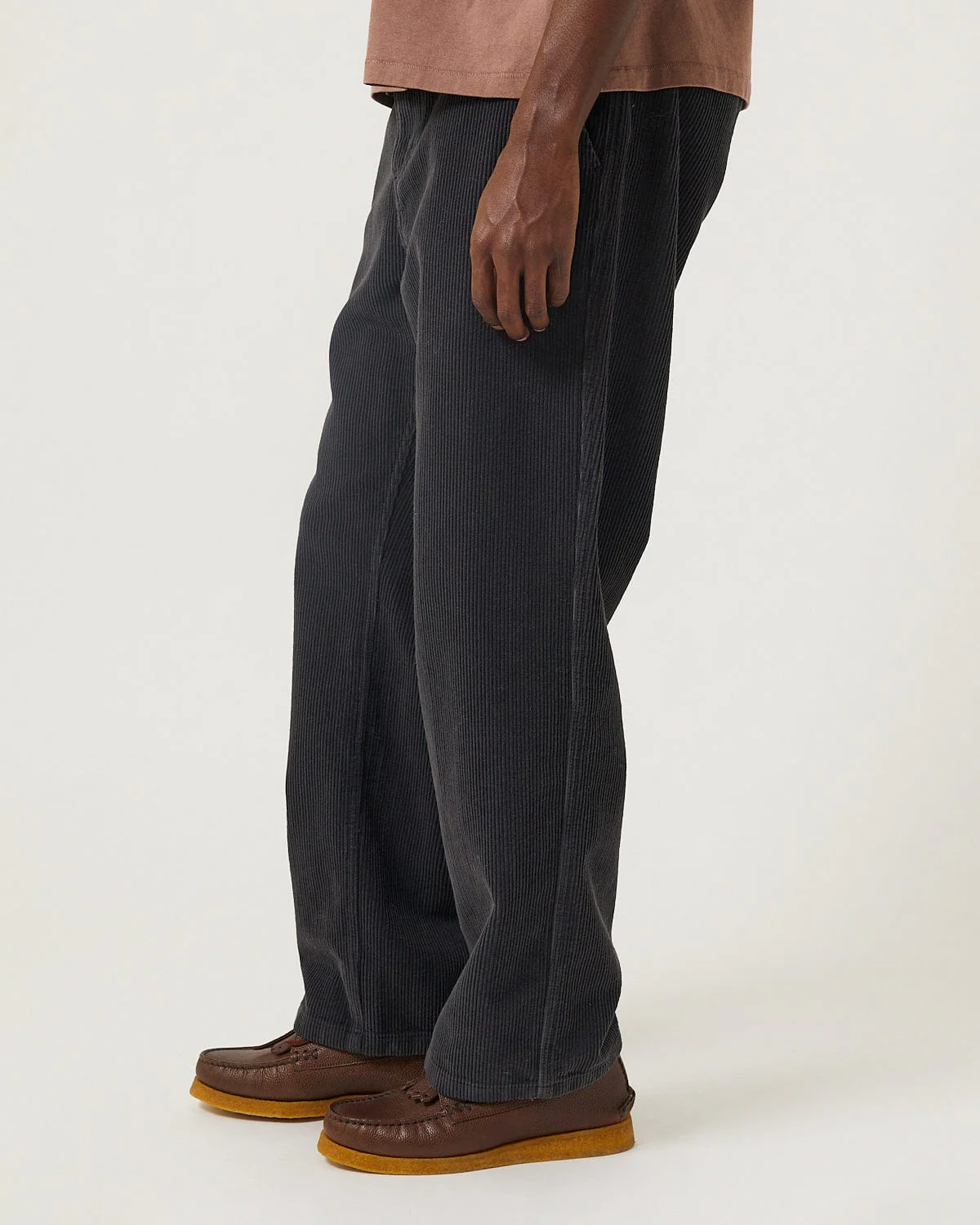 Cord Trouser - Black - Image 2