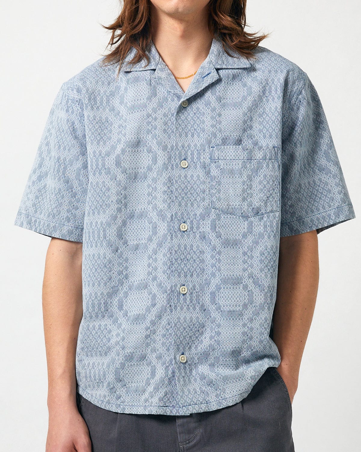 Diamond Jacquard SS Camp - Image 3