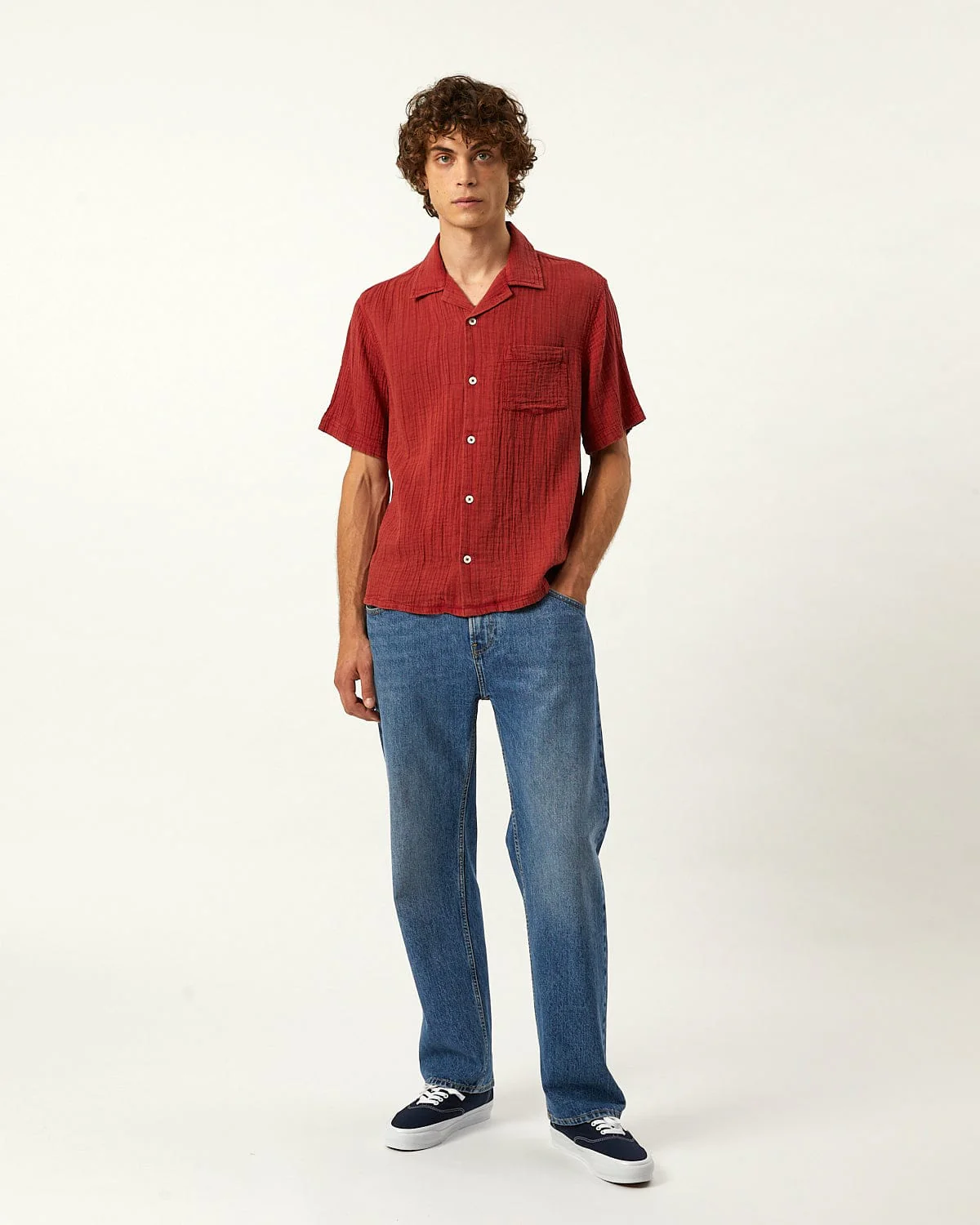 Double Cloth SS - Red - Image 2