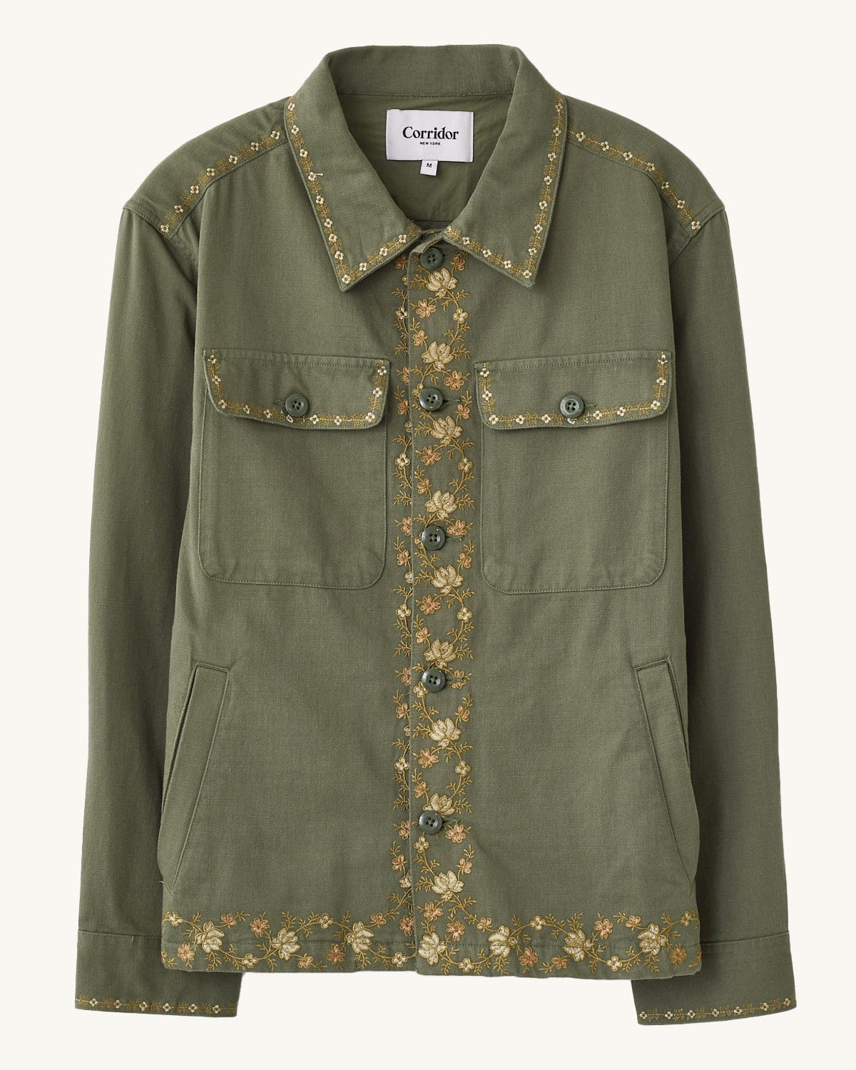 Embroidered Military Jacket - Image 4