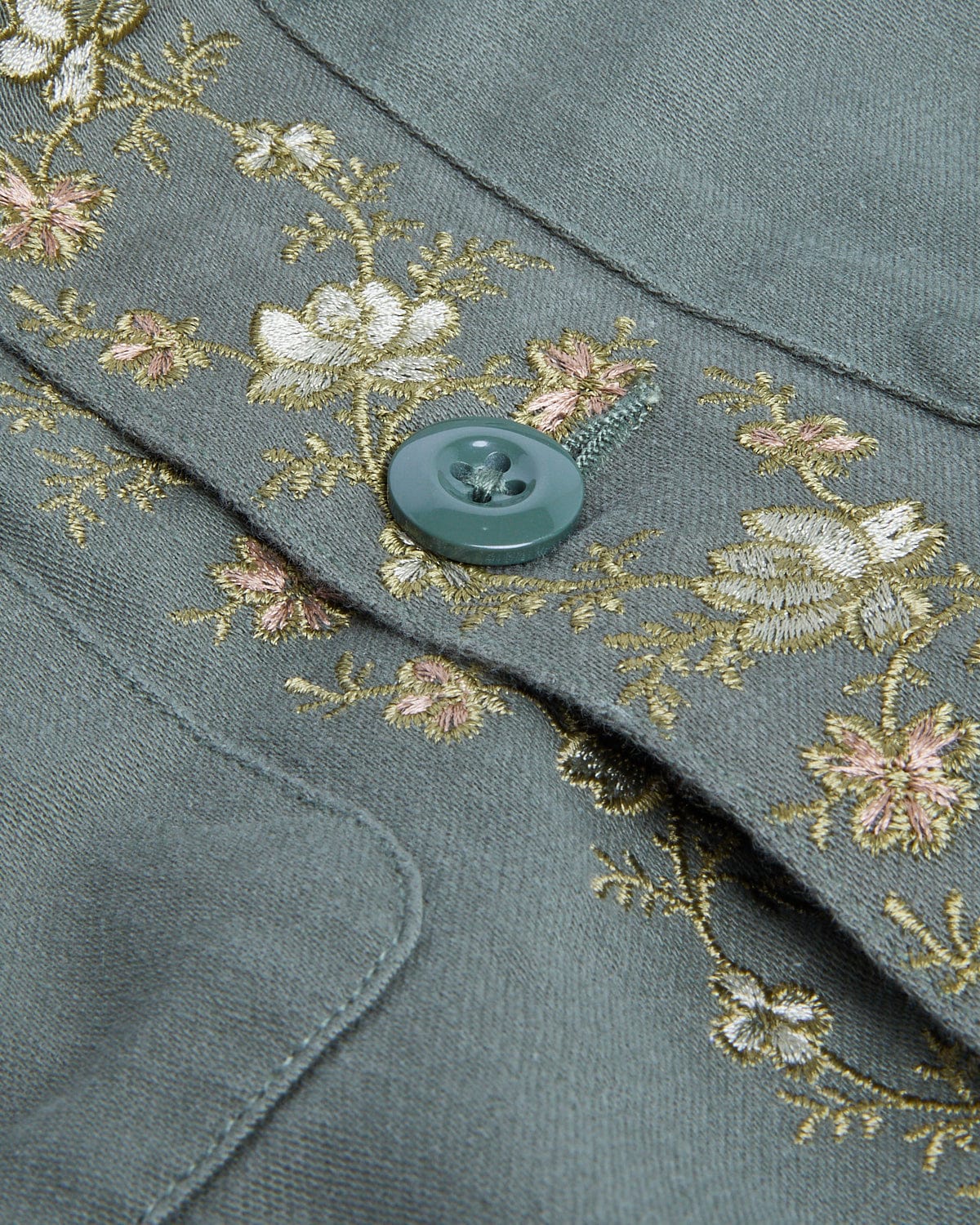 Embroidered Military Jacket - Image 5