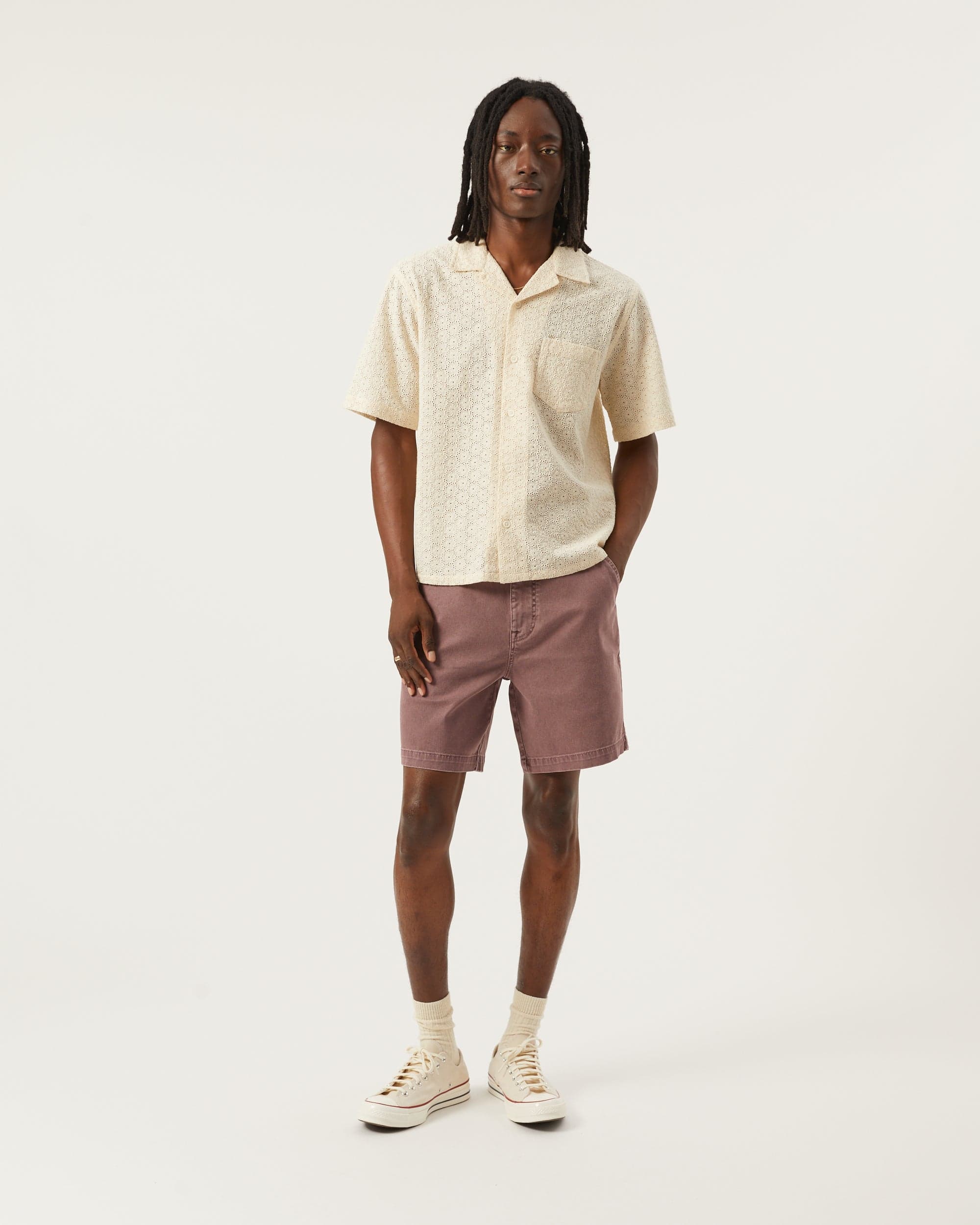 Floral Eyelet SS - Natural - Image 2