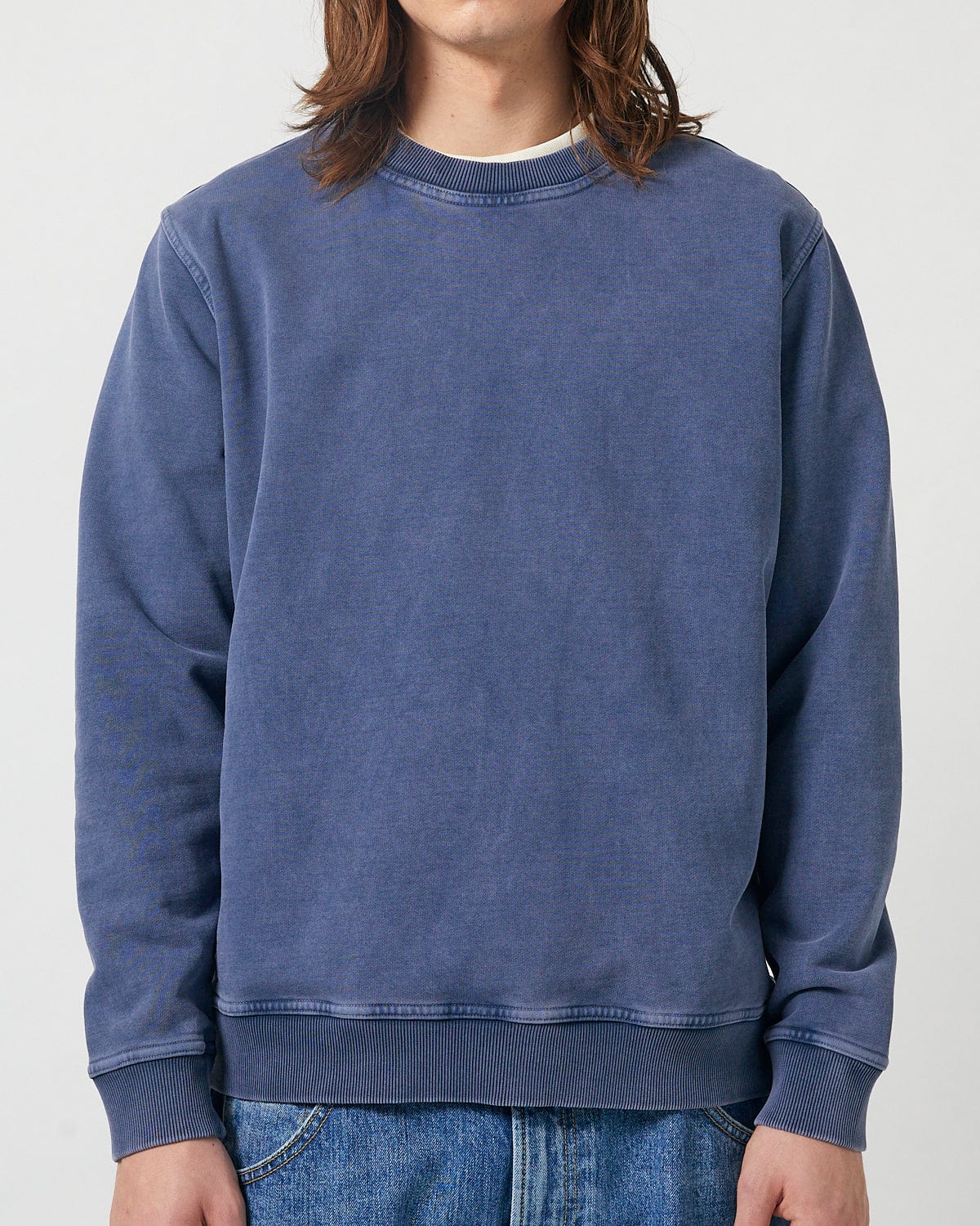 French Terry Crewneck - Blue - Image 3
