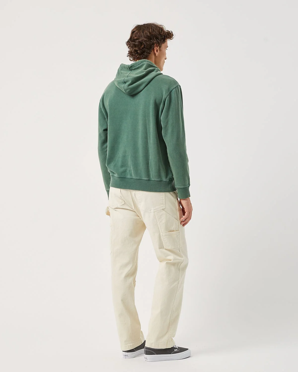 French Terry Hoodie - Washed Alpine - Image 3