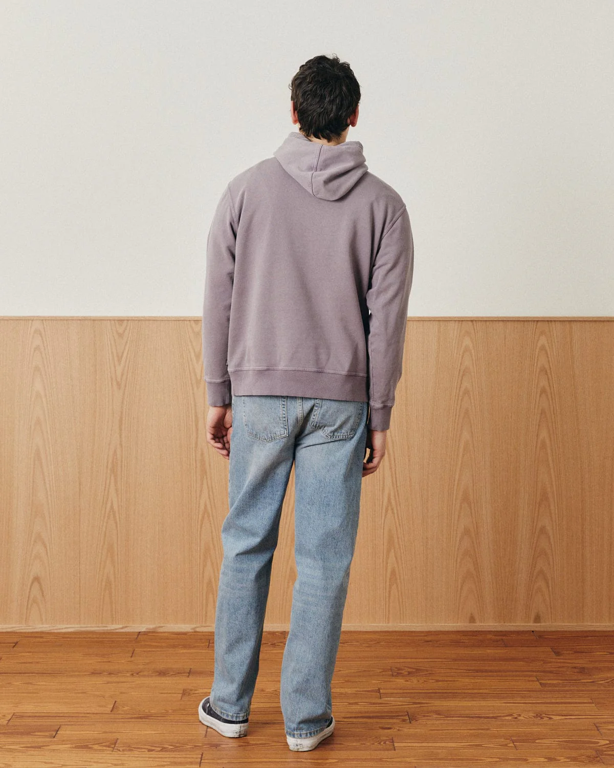 French Terry Hoodie - Purple - Image 5