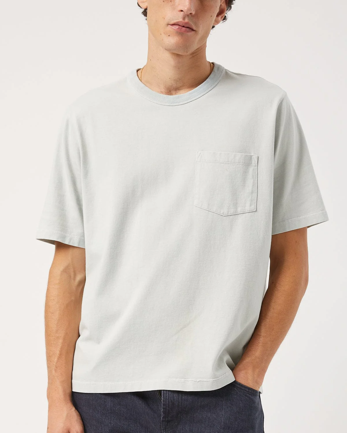 Garment Dye Tee - Light Blue - Image 3