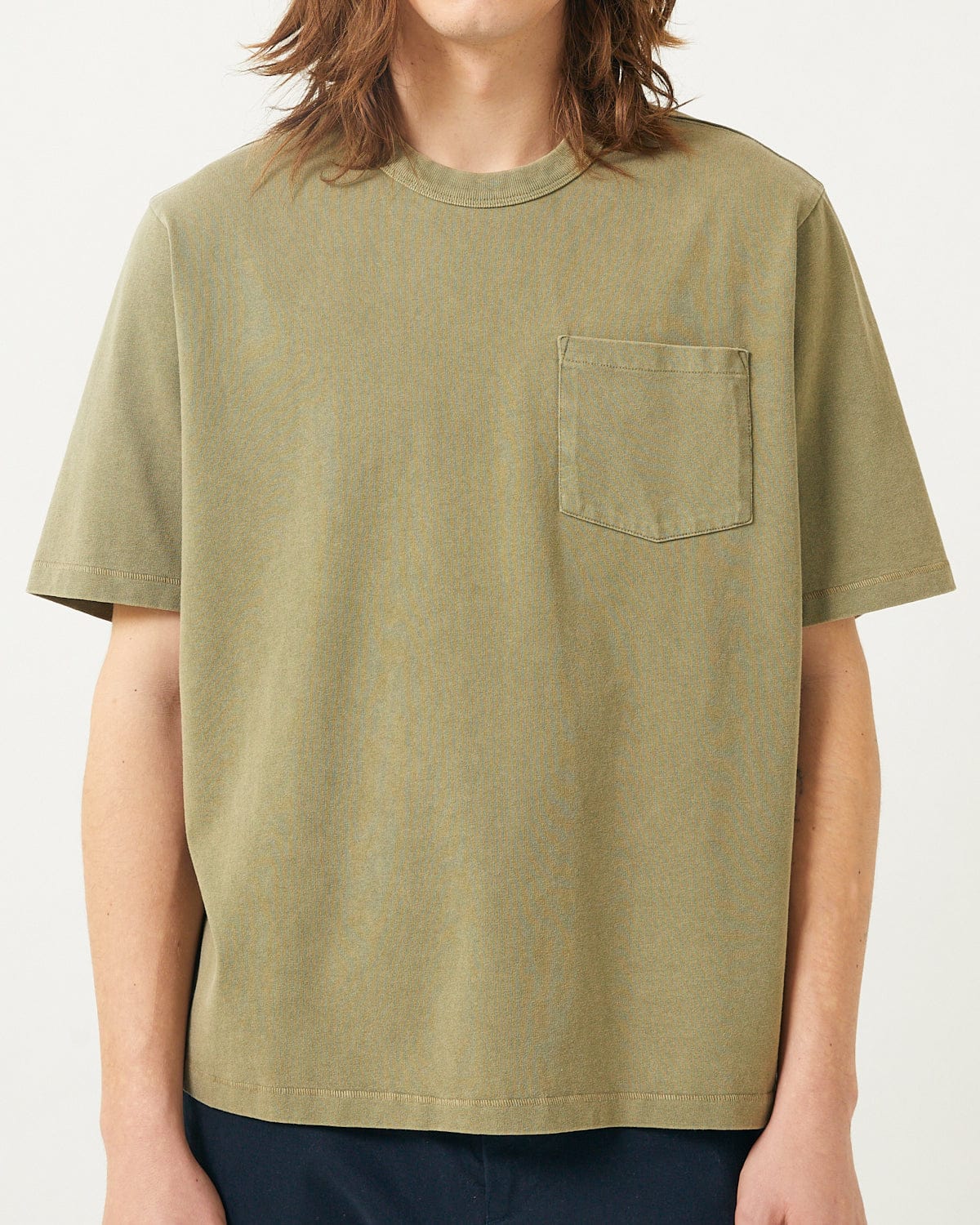 Garment Dye Tee - Olive - Image 3