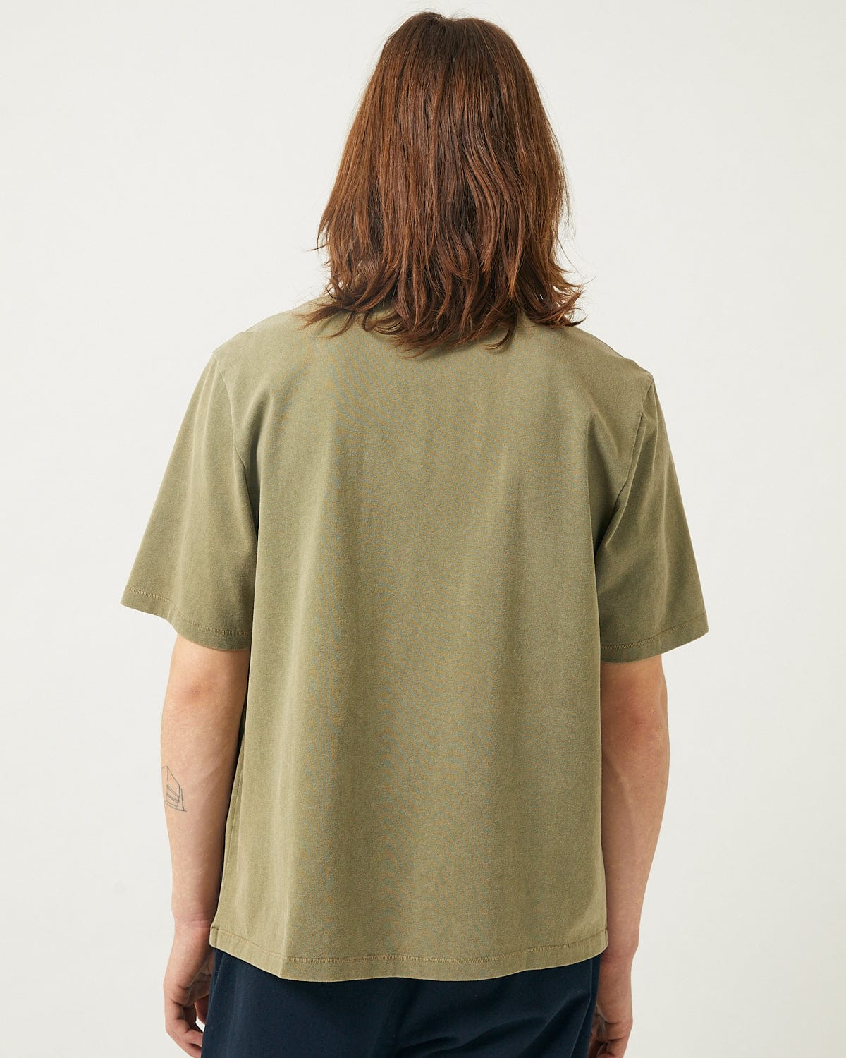 Garment Dye Tee - Olive - Image 4