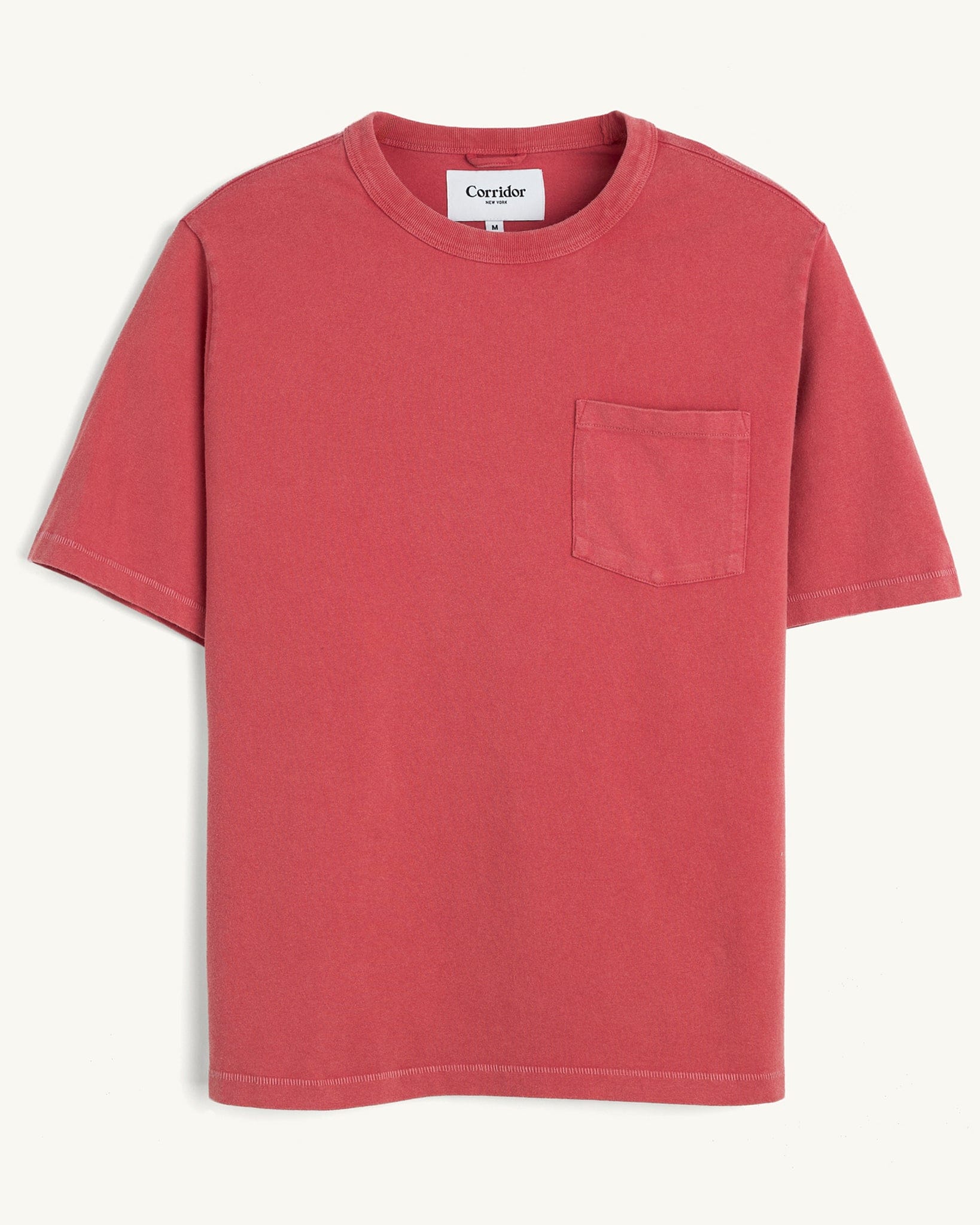 Garment Dye Tee - Red - Image 3