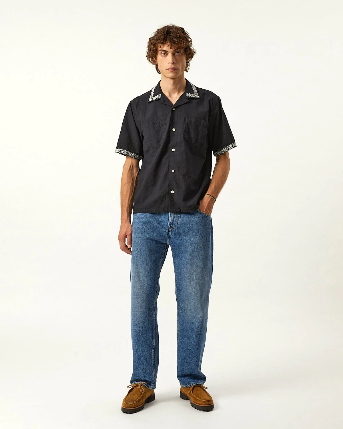 Harmony Embroidered SS - Black - Image 3