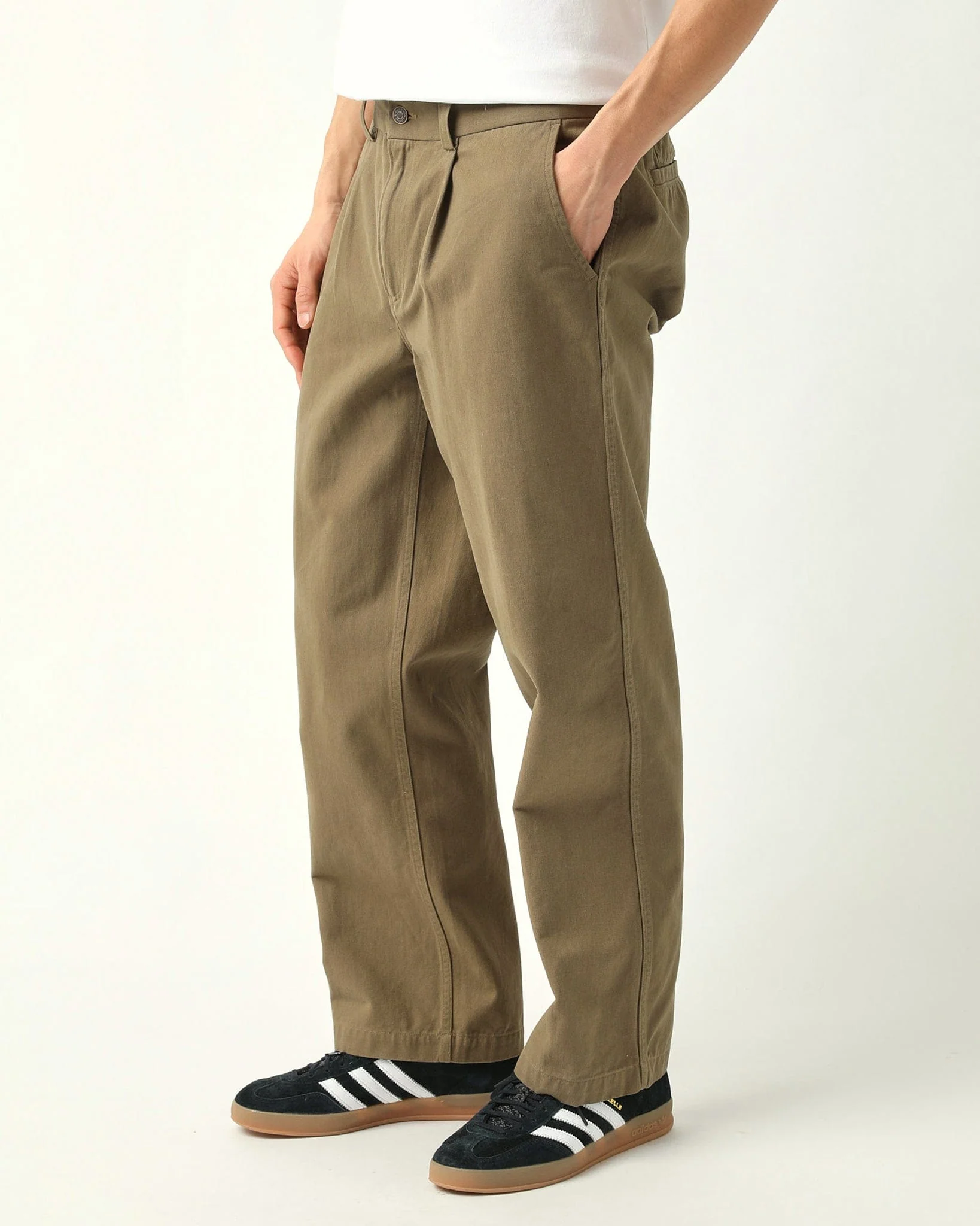 Heavy Twill Trouser - Army - Image 3