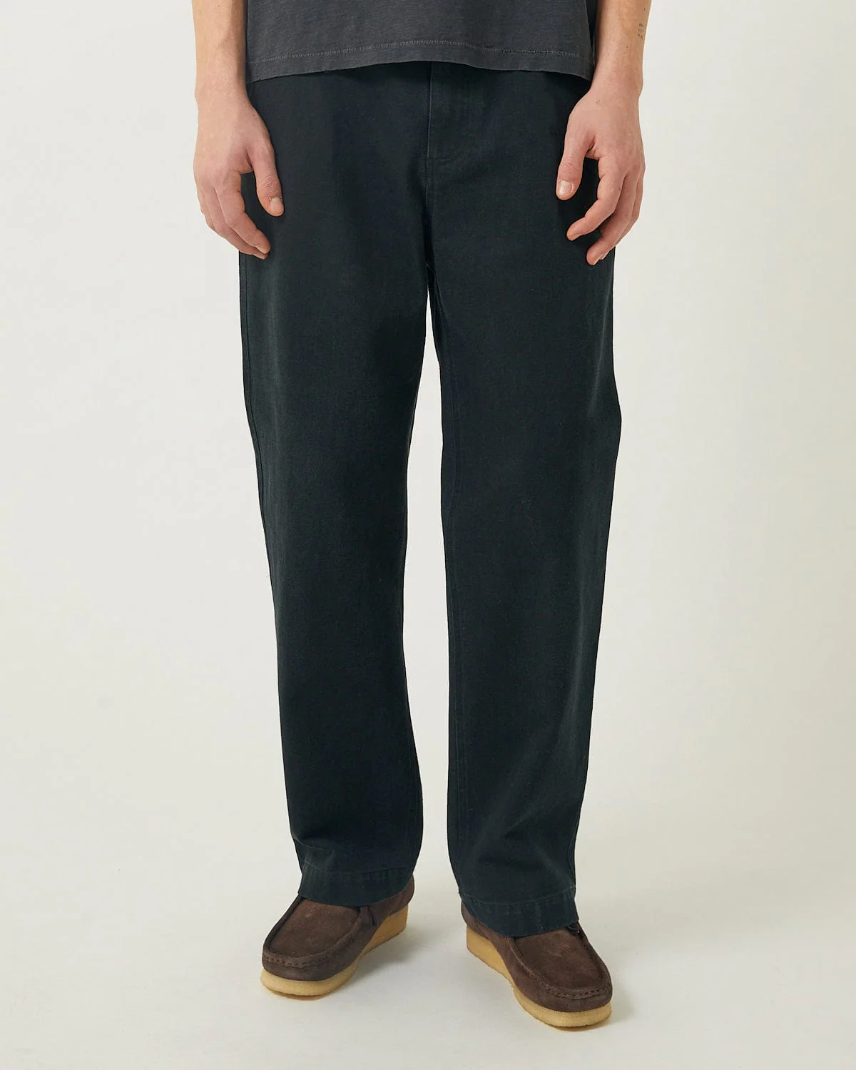 Heavy Twill Trouser - Black