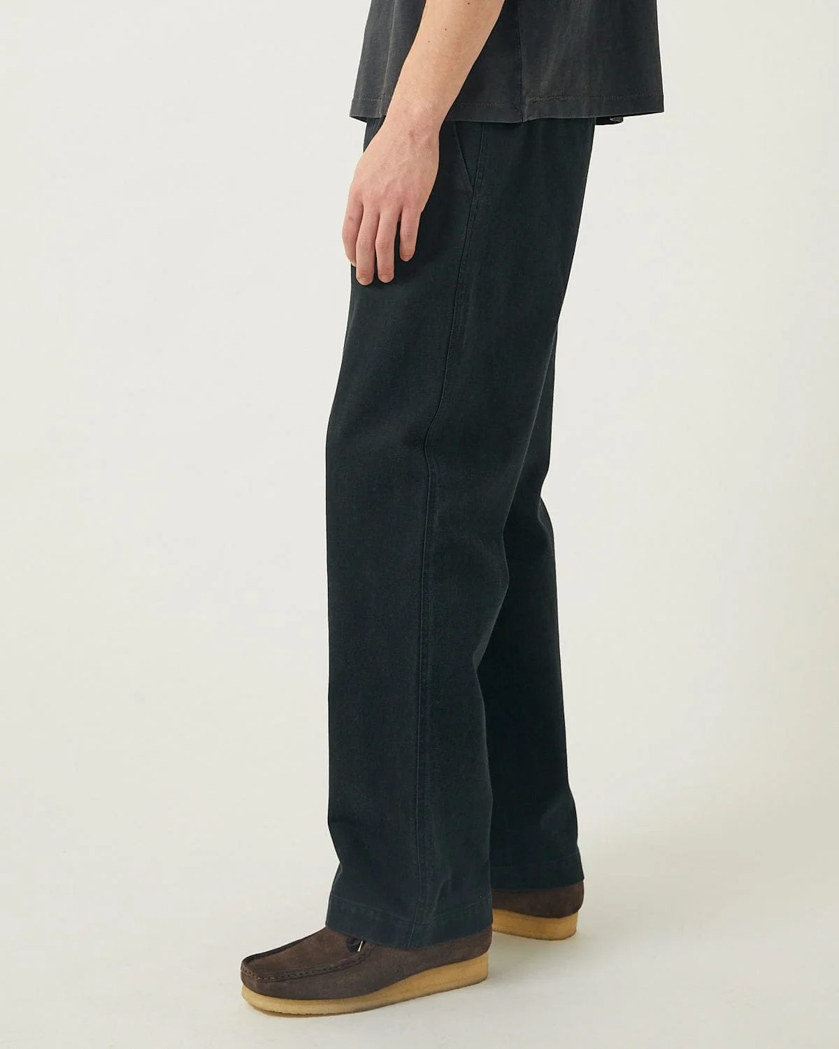 Heavy Twill Trouser - Black - Image 2