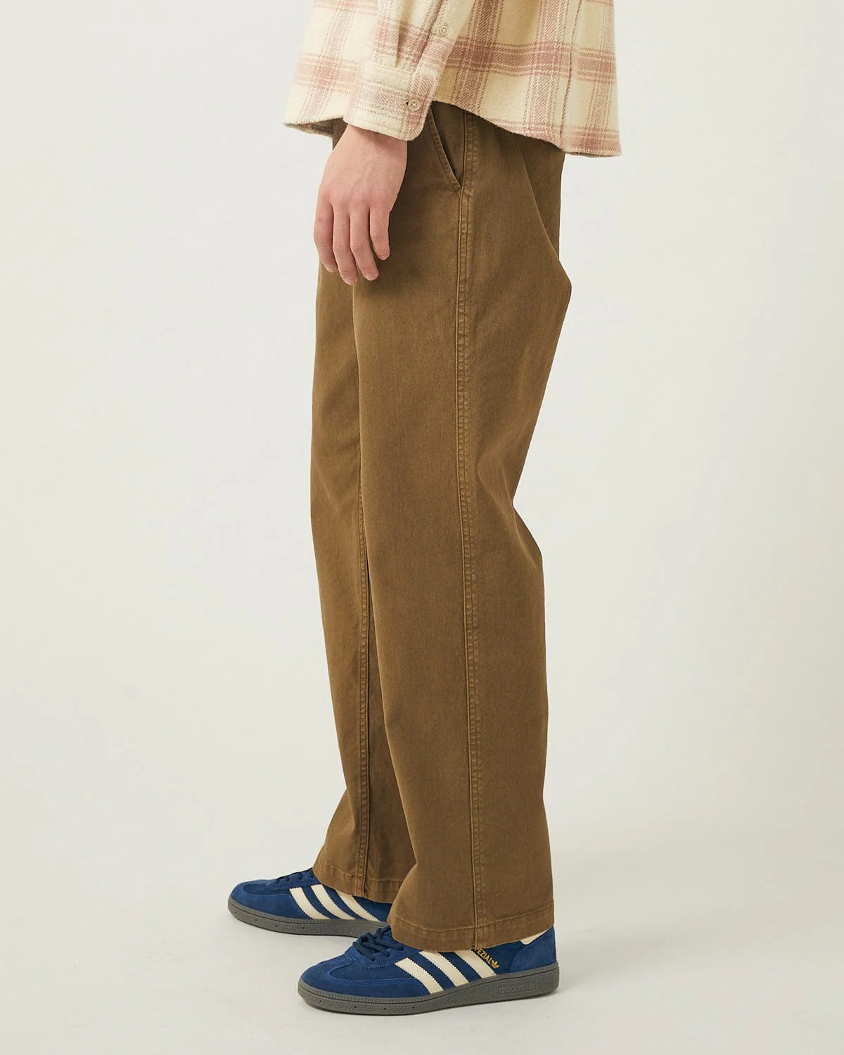 Heavy Twill Trouser - Brown - Image 4