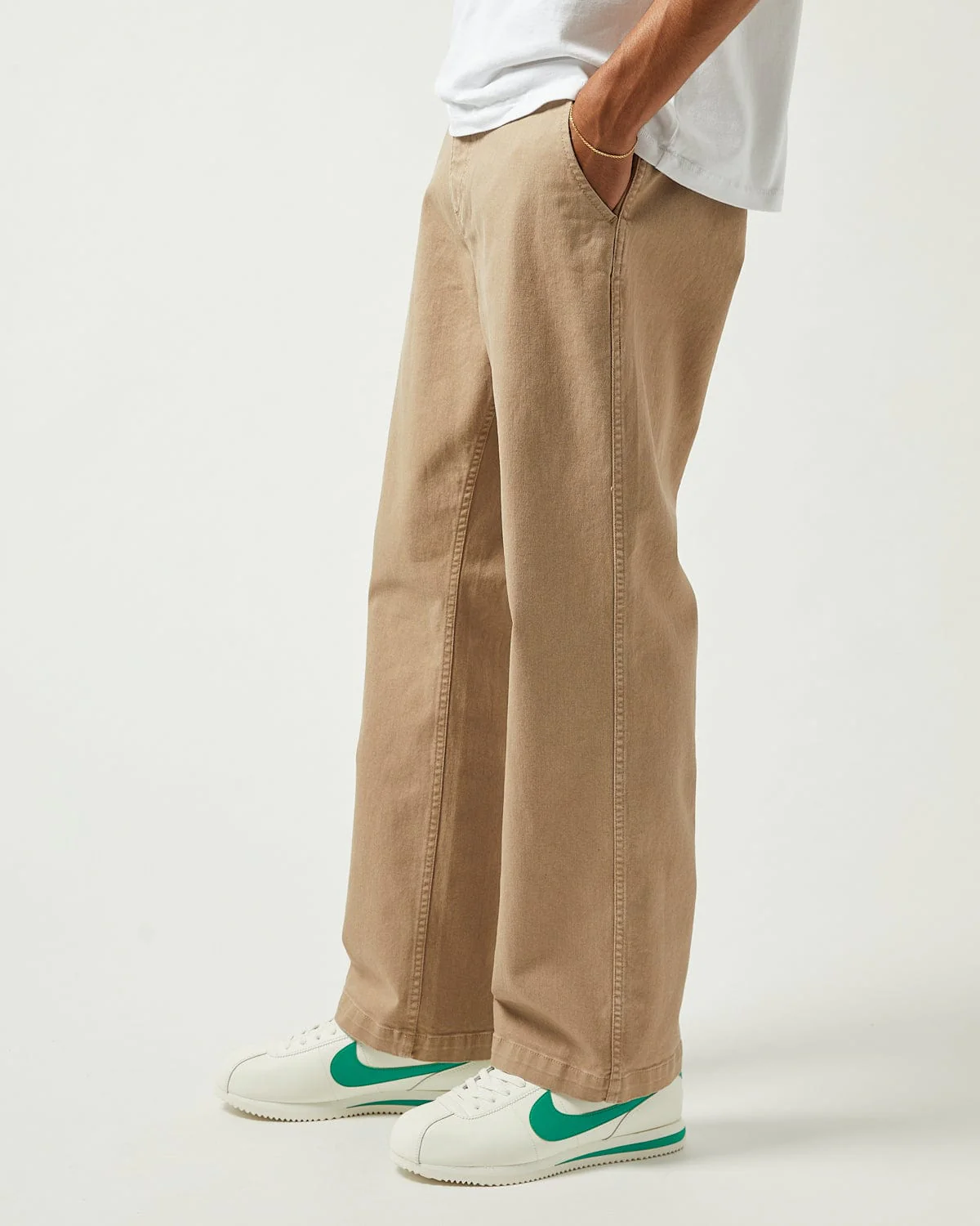 Heavy Twill Trouser - Khaki - Image 4
