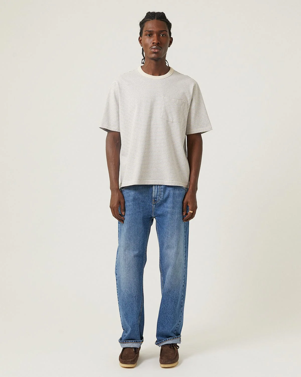 Melange Stripe Tee - Image 2