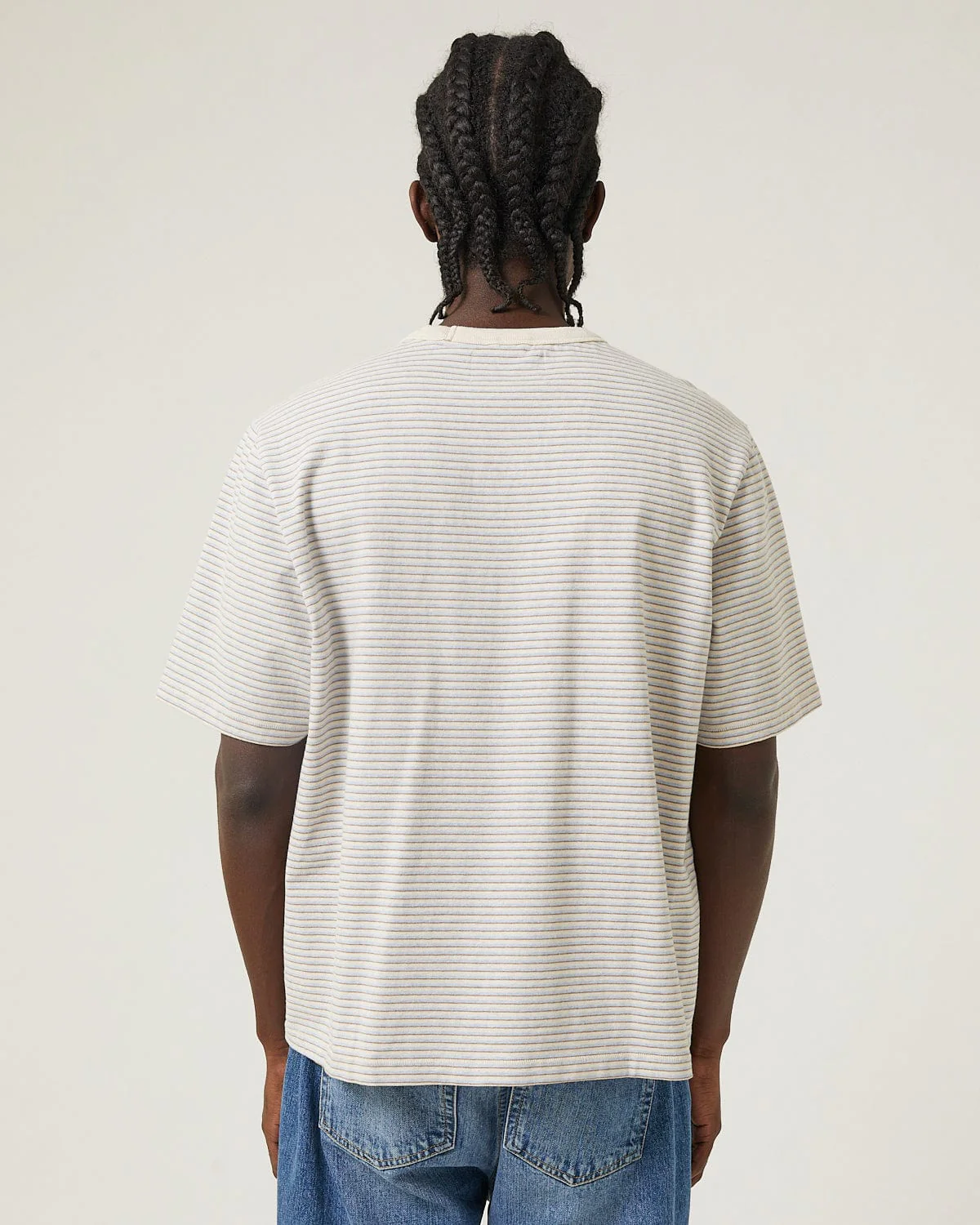 Melange Stripe Tee - Image 3