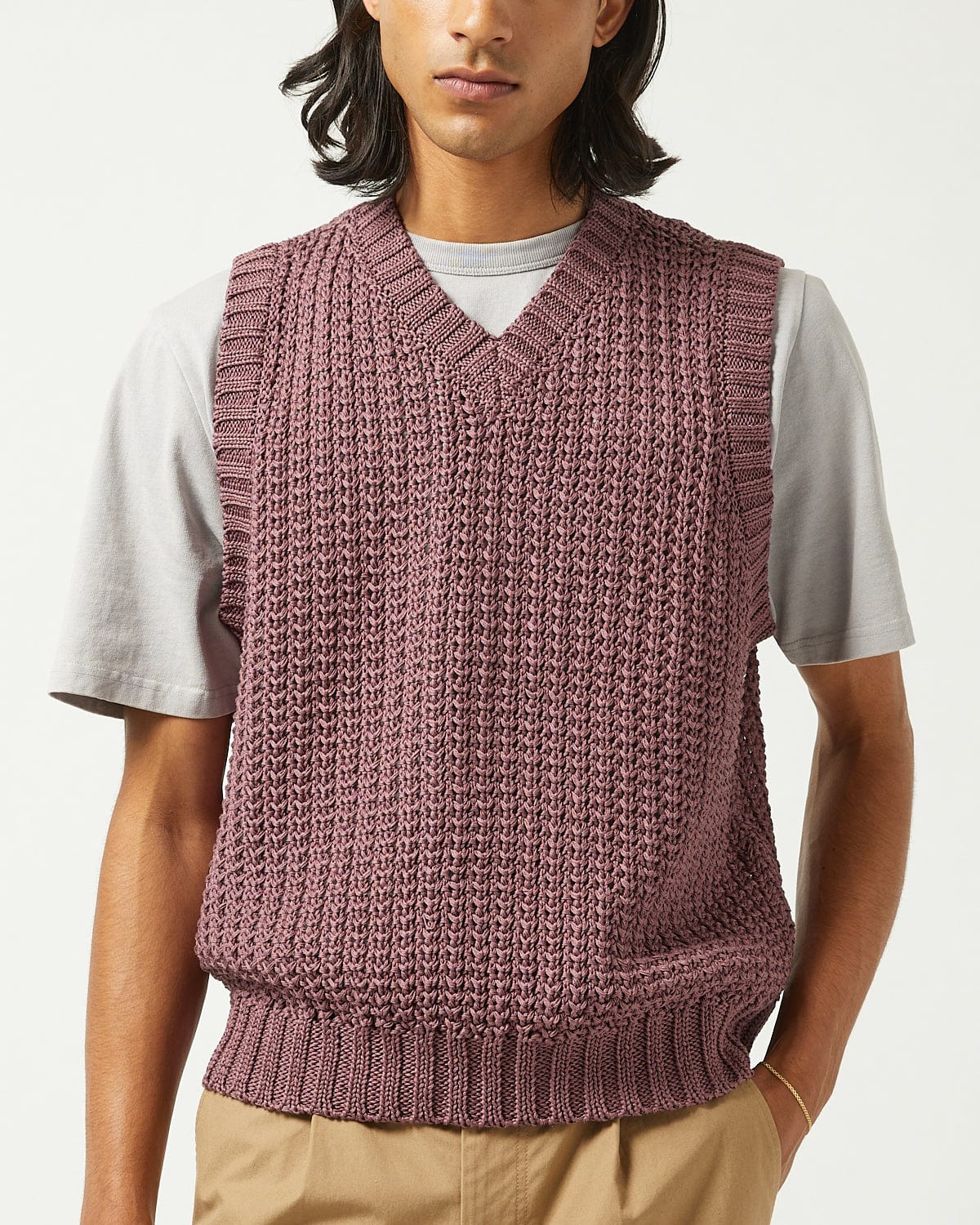 Mercerized Vest - Violet - Image 3