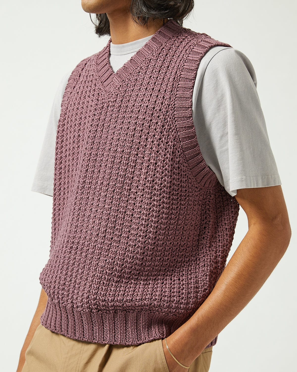 Mercerized Vest - Violet - Image 4