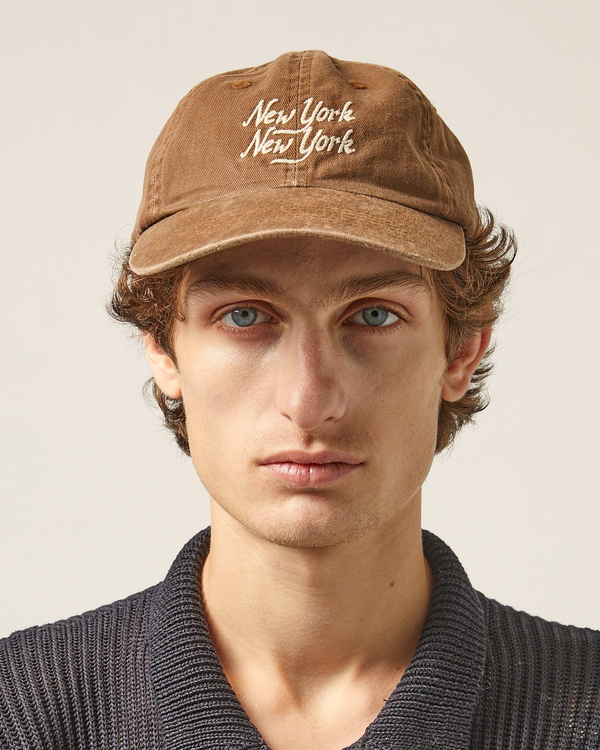 NY NY Script Hat - Umber - Image 2