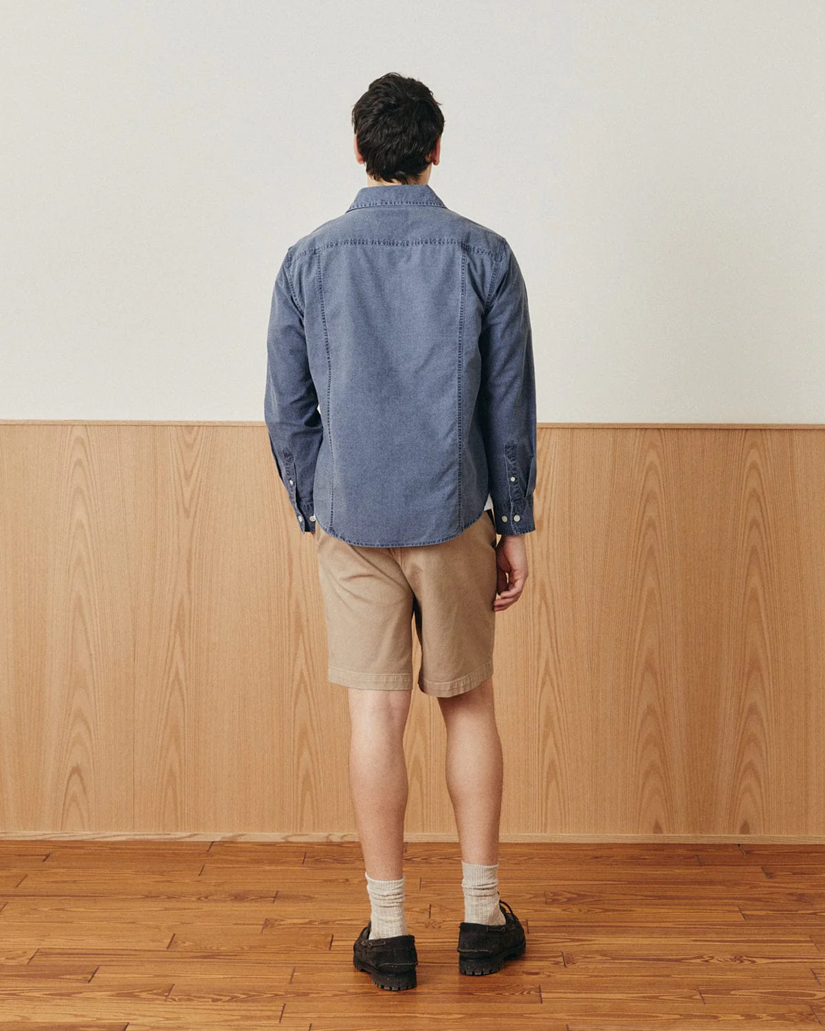 Pigment Dye Canvas LS - Navy - Image 5