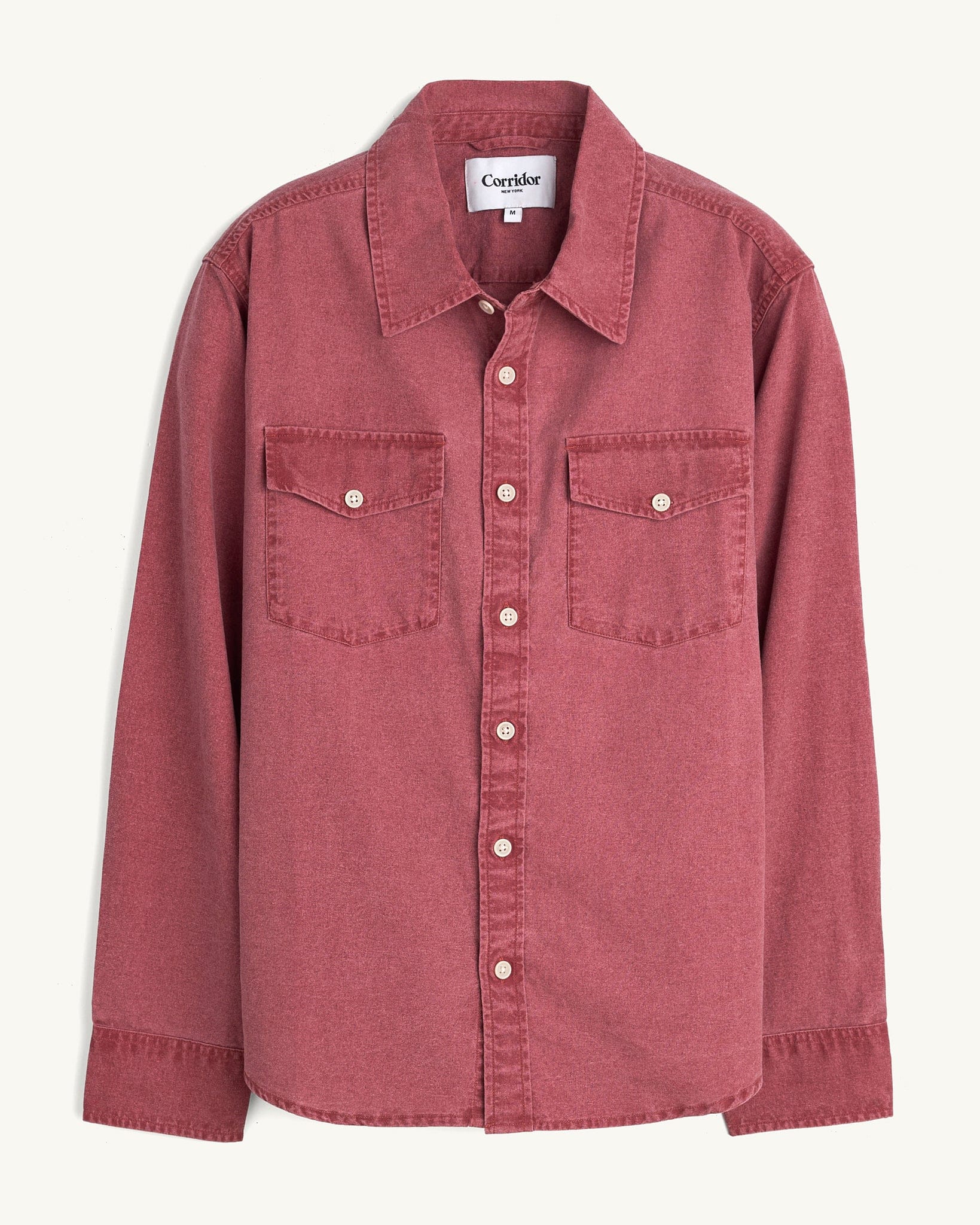Pigment Dye Canvas LS - Red - Image 2
