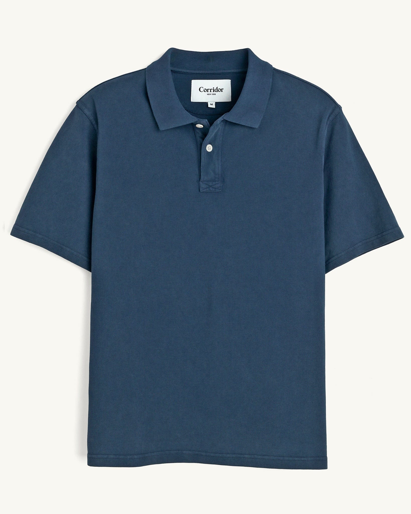 Pique Polo - Navy - Image 2