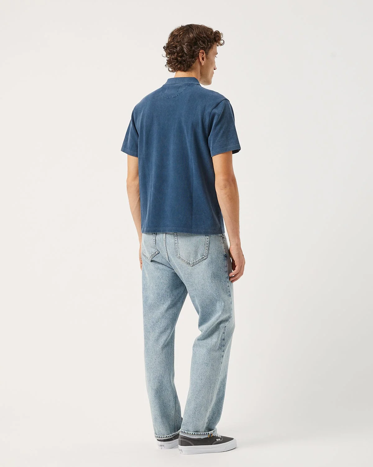 Pique Polo - Navy - Image 4