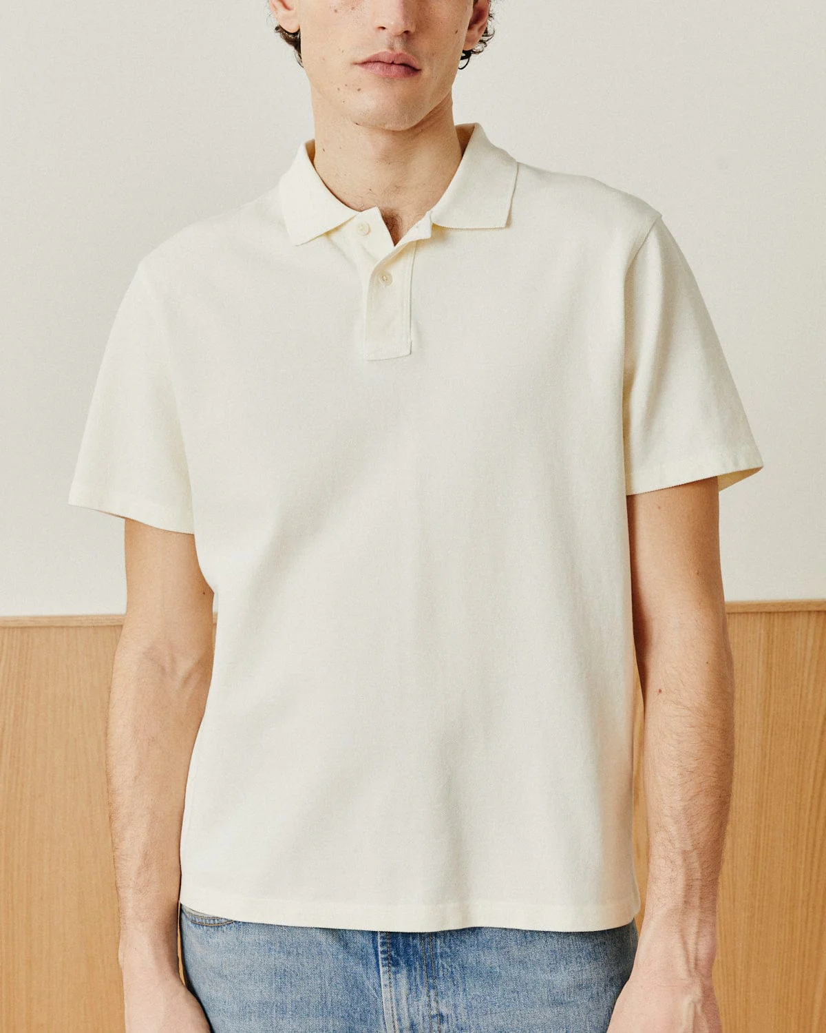 Pique Polo - White - Image 2