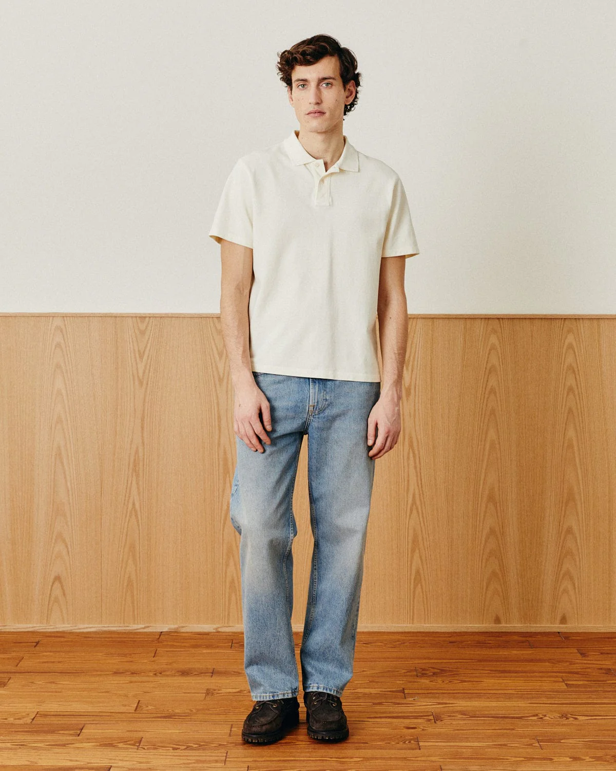 Pique Polo - White - Image 3