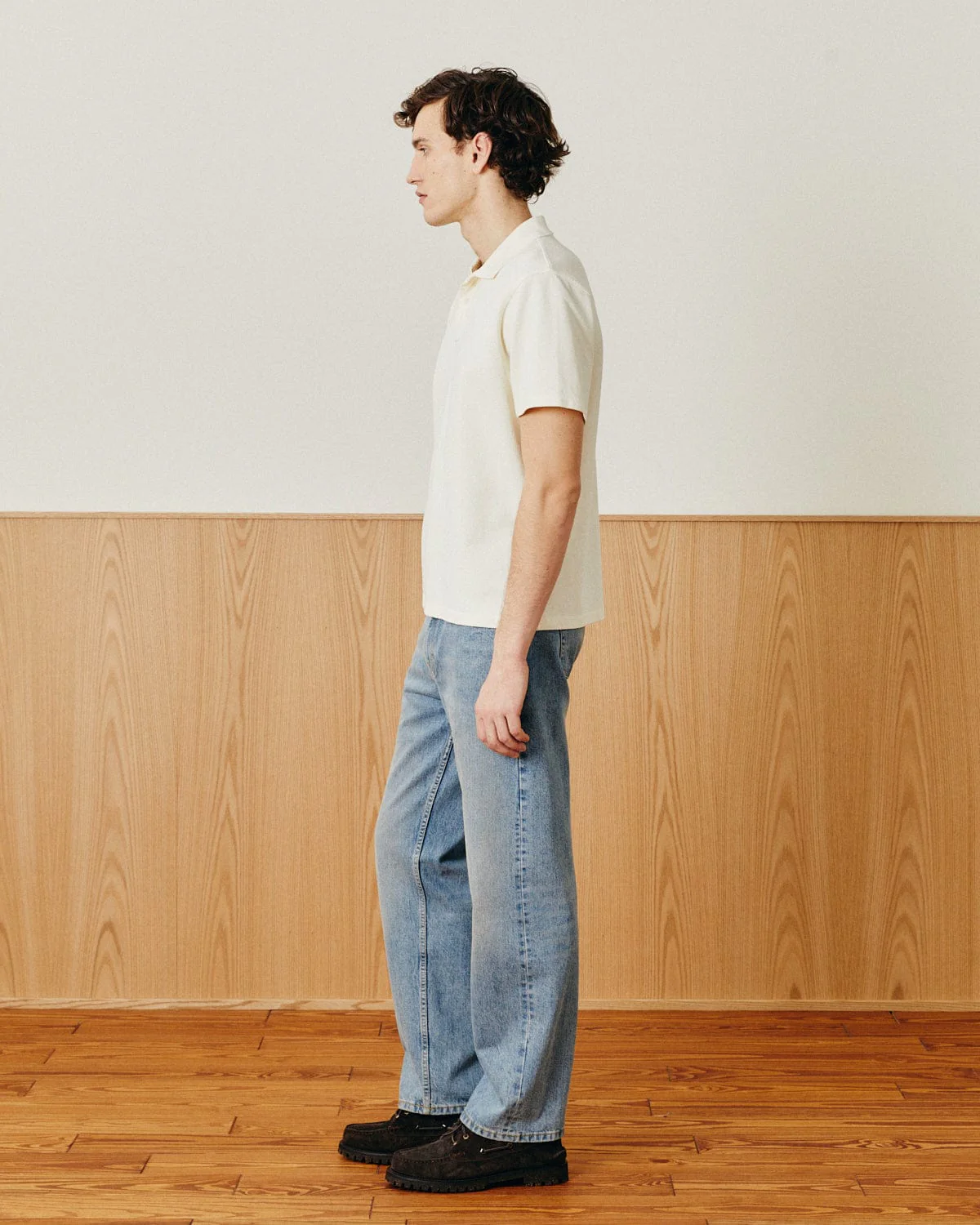 Pique Polo - White - Image 4