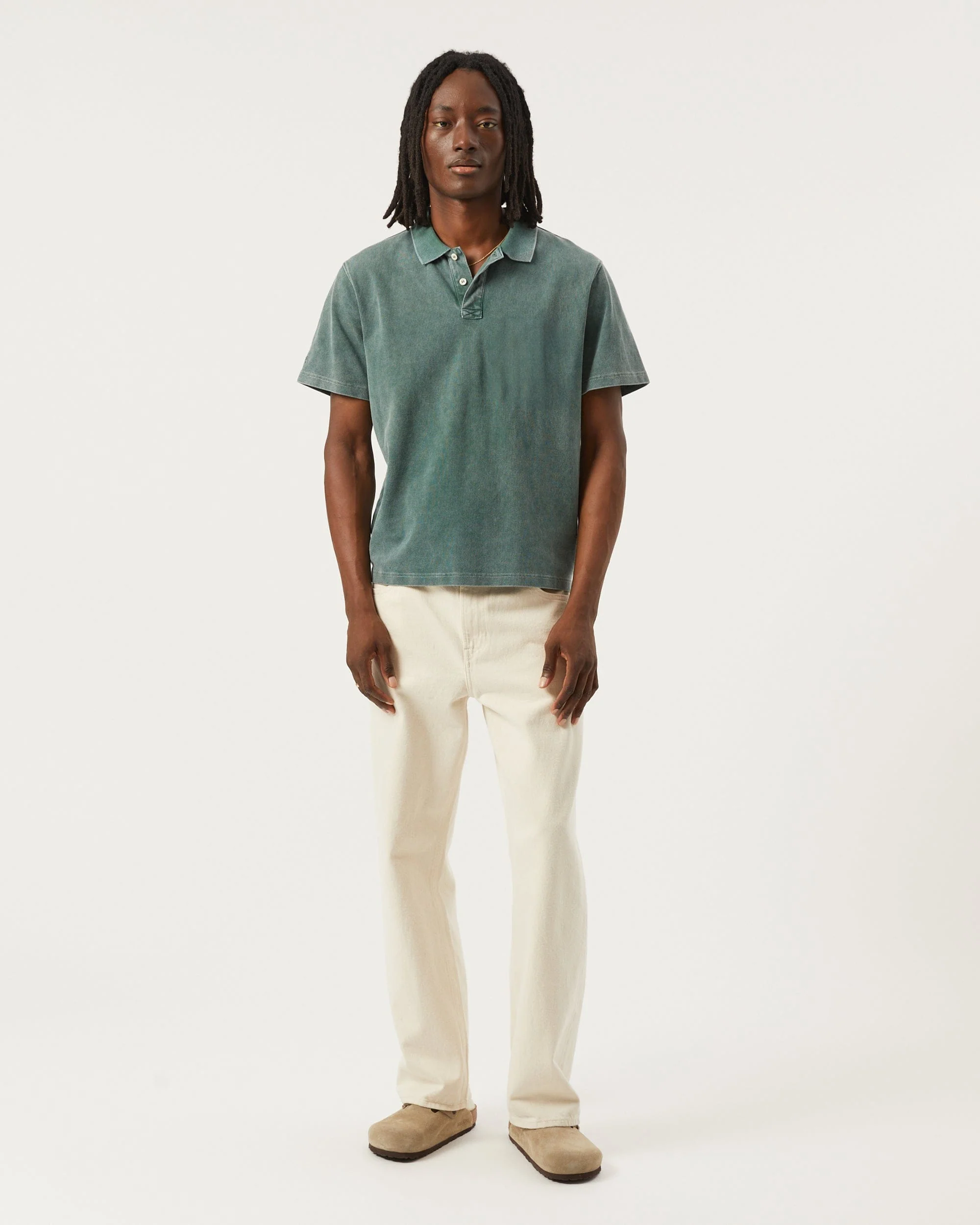Pique Polo - Army - Image 3