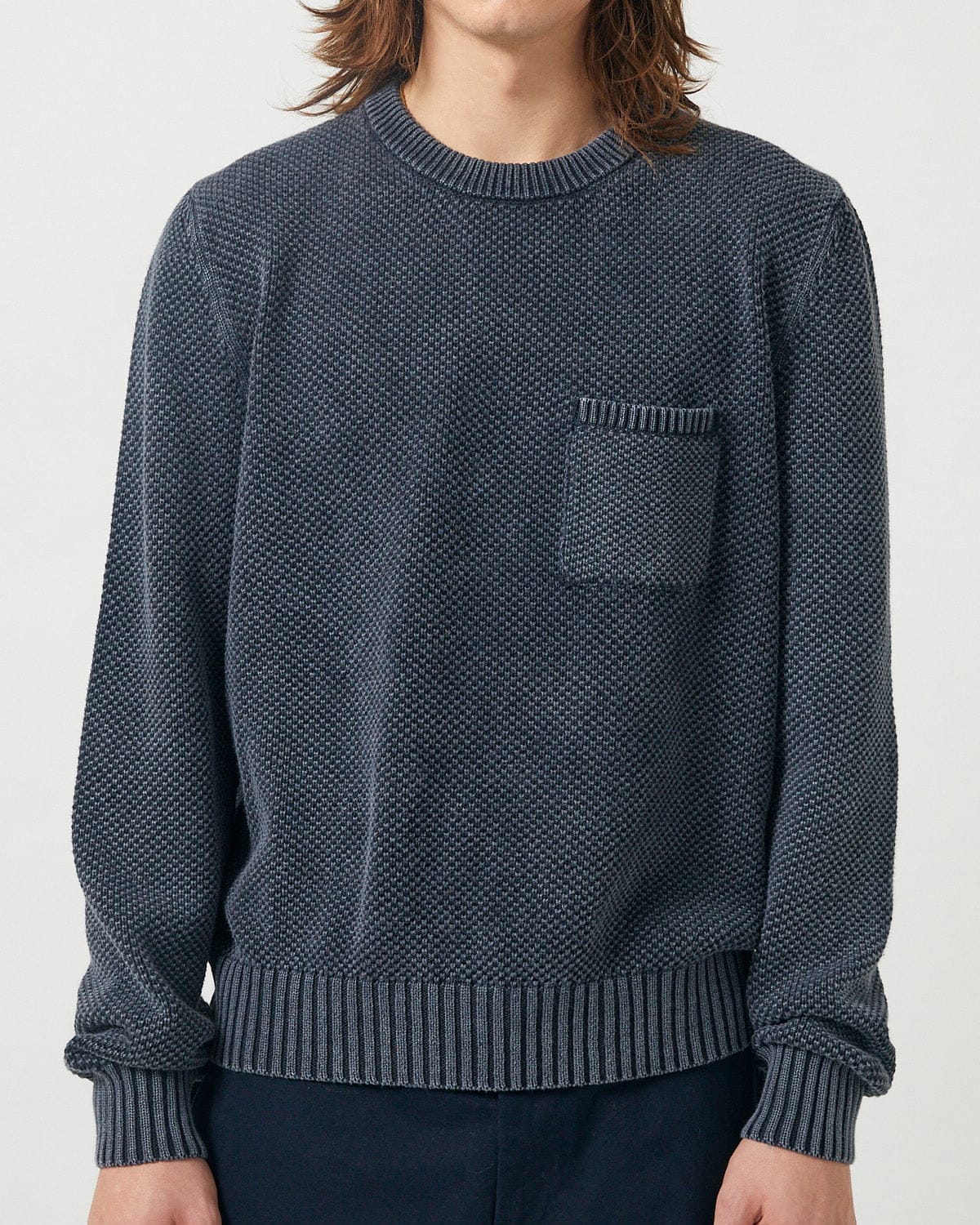 Pocket Crewneck - Black - Image 3