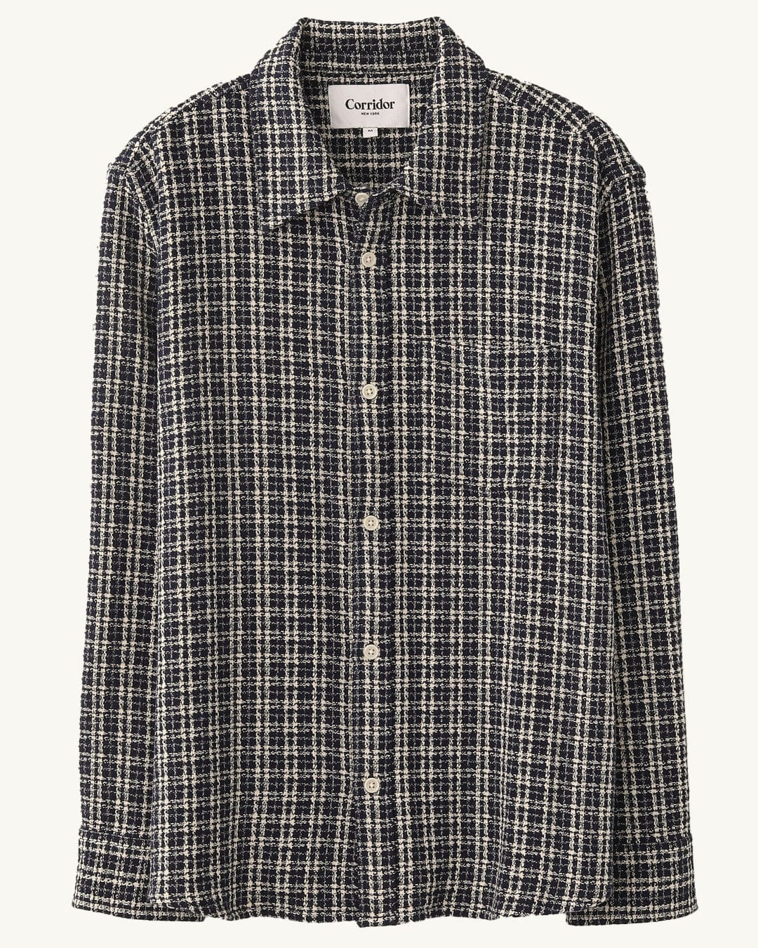Reverse Tweed Snow Check - Blue - Image 4