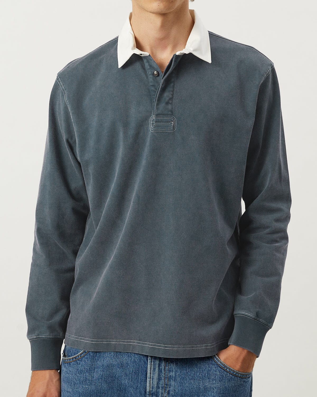 Rugby LS - Navy - Image 3