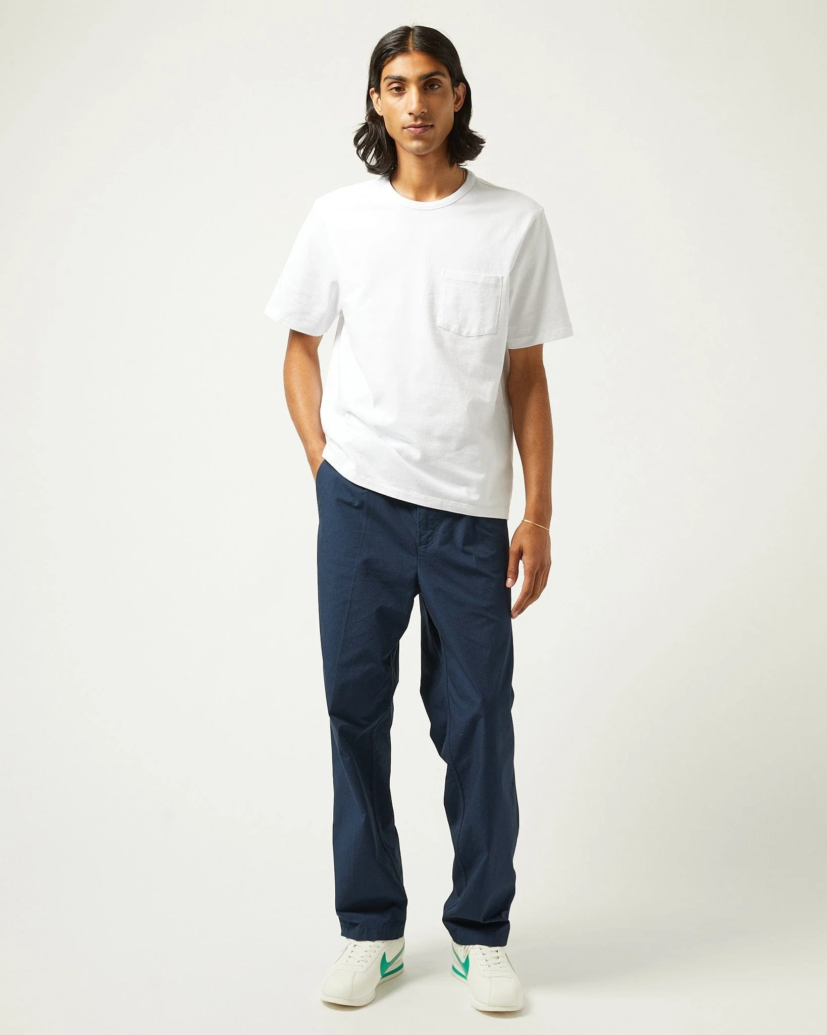 Sateen Trouser - Navy - Image 3