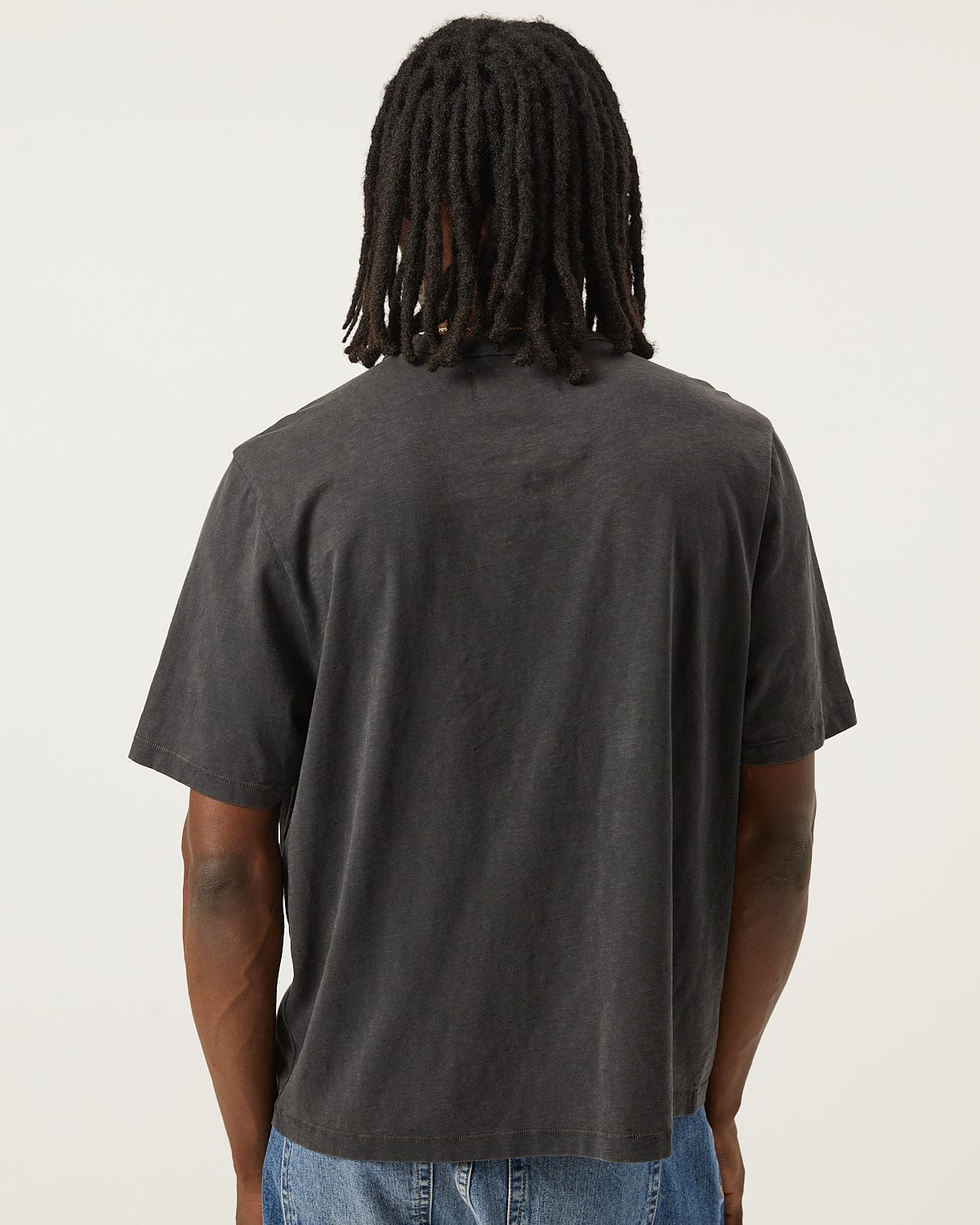 Slub Tee - Black - Image 4