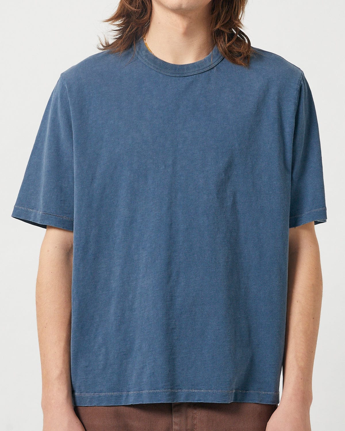 Slub Tee - Navy - Image 3