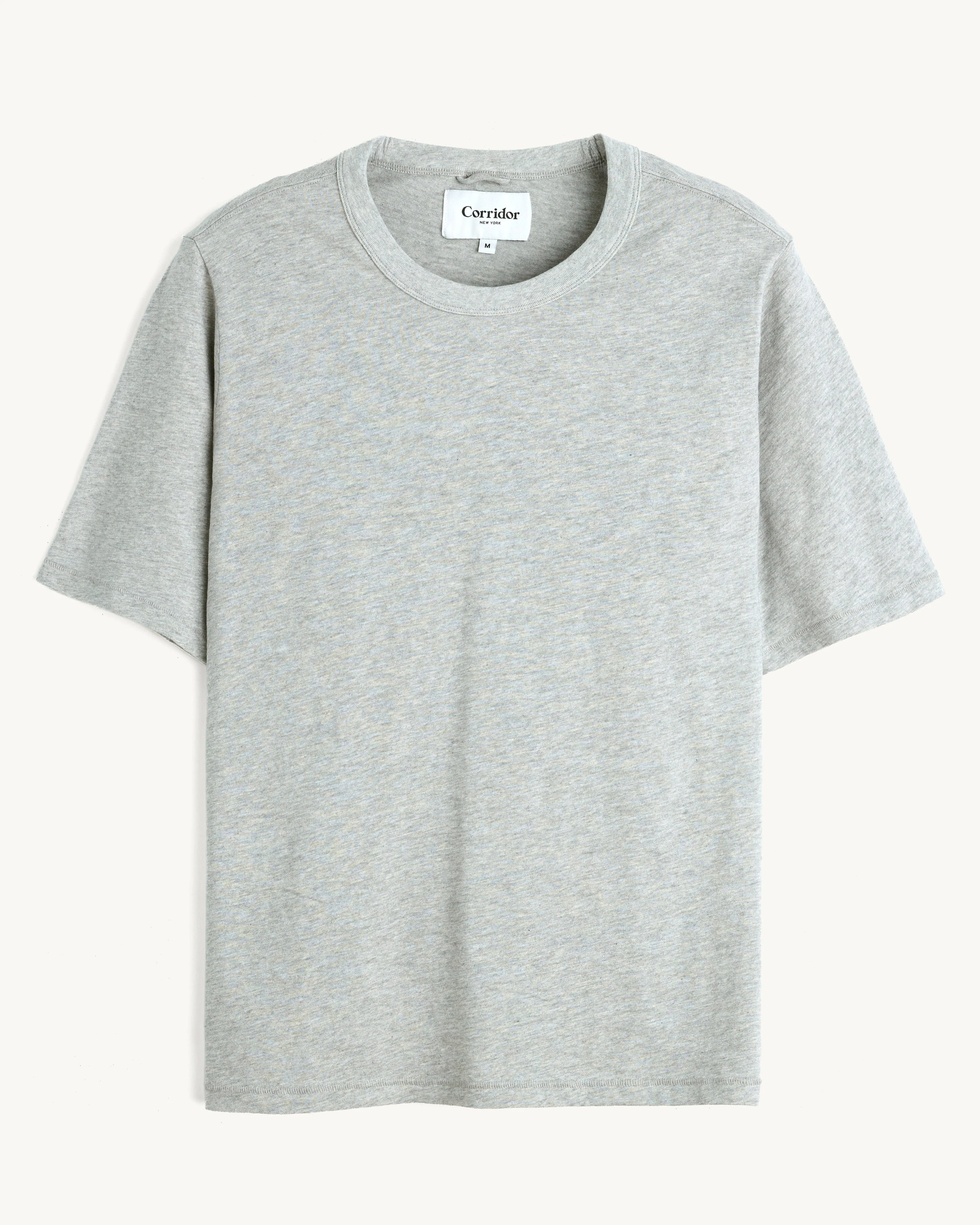Slub Tee - Heather Grey