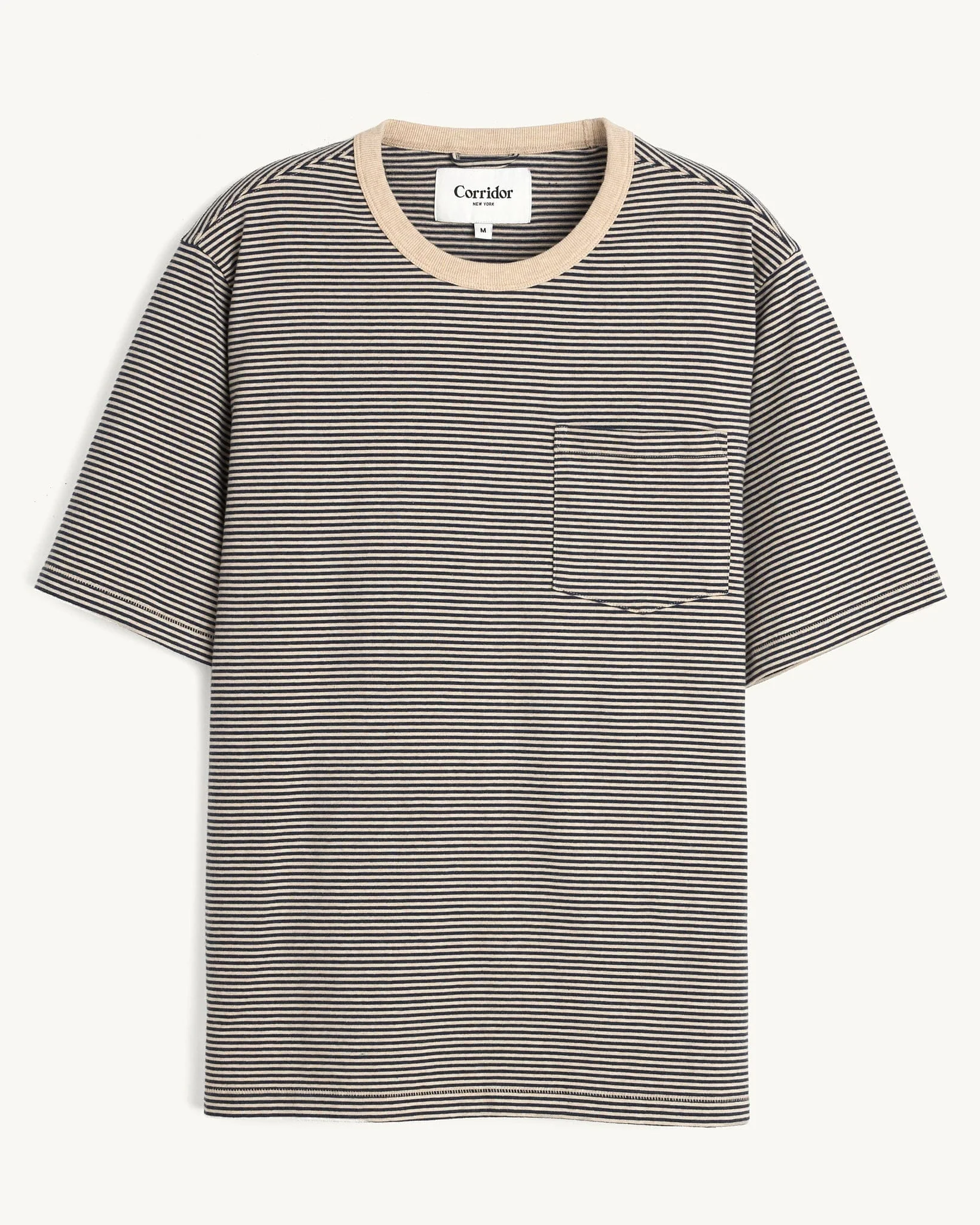 Stripe Tee - Navy