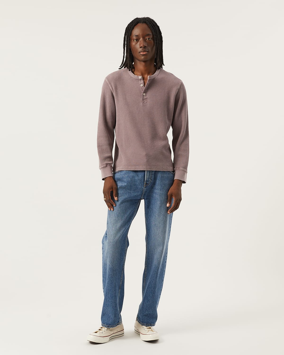 Waffle Henley - Dusk - Image 3