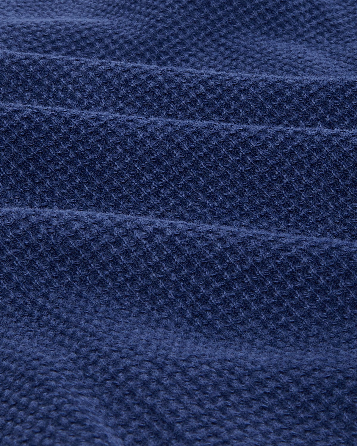 Waffle Henley - Navy - Image 5