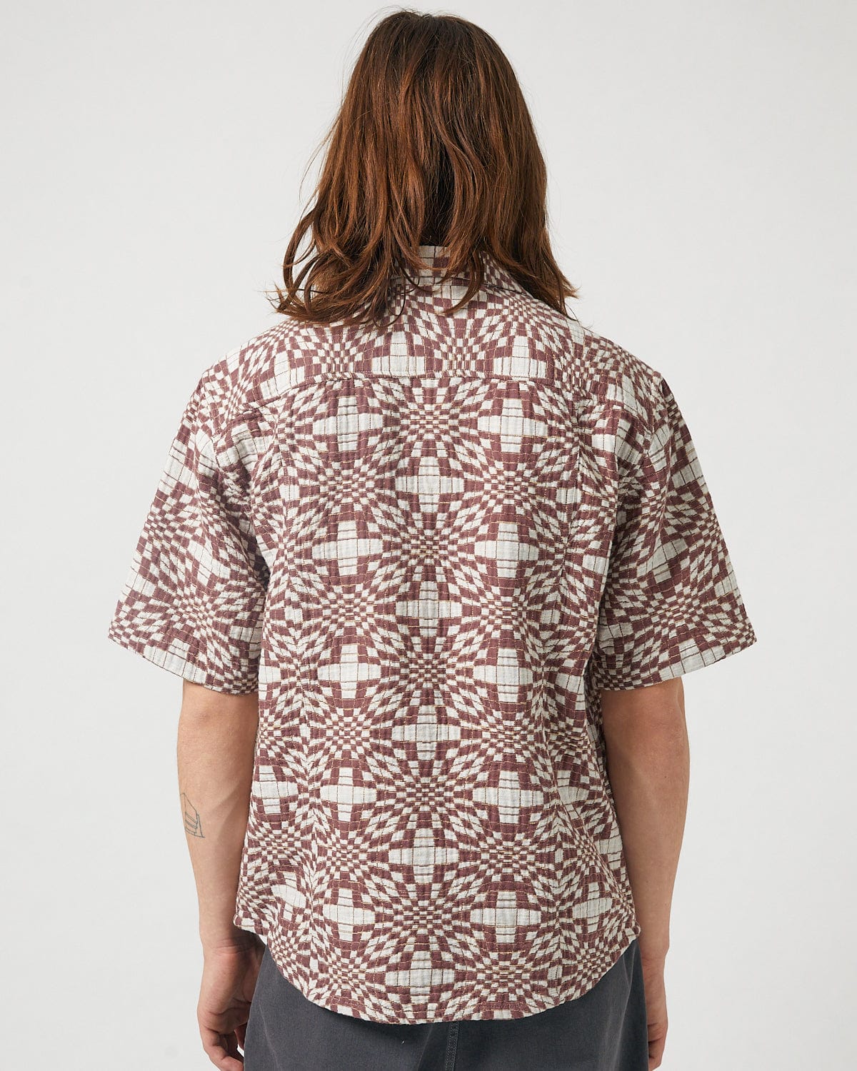 Wavy Optic Jacquard SS Camp - Image 4