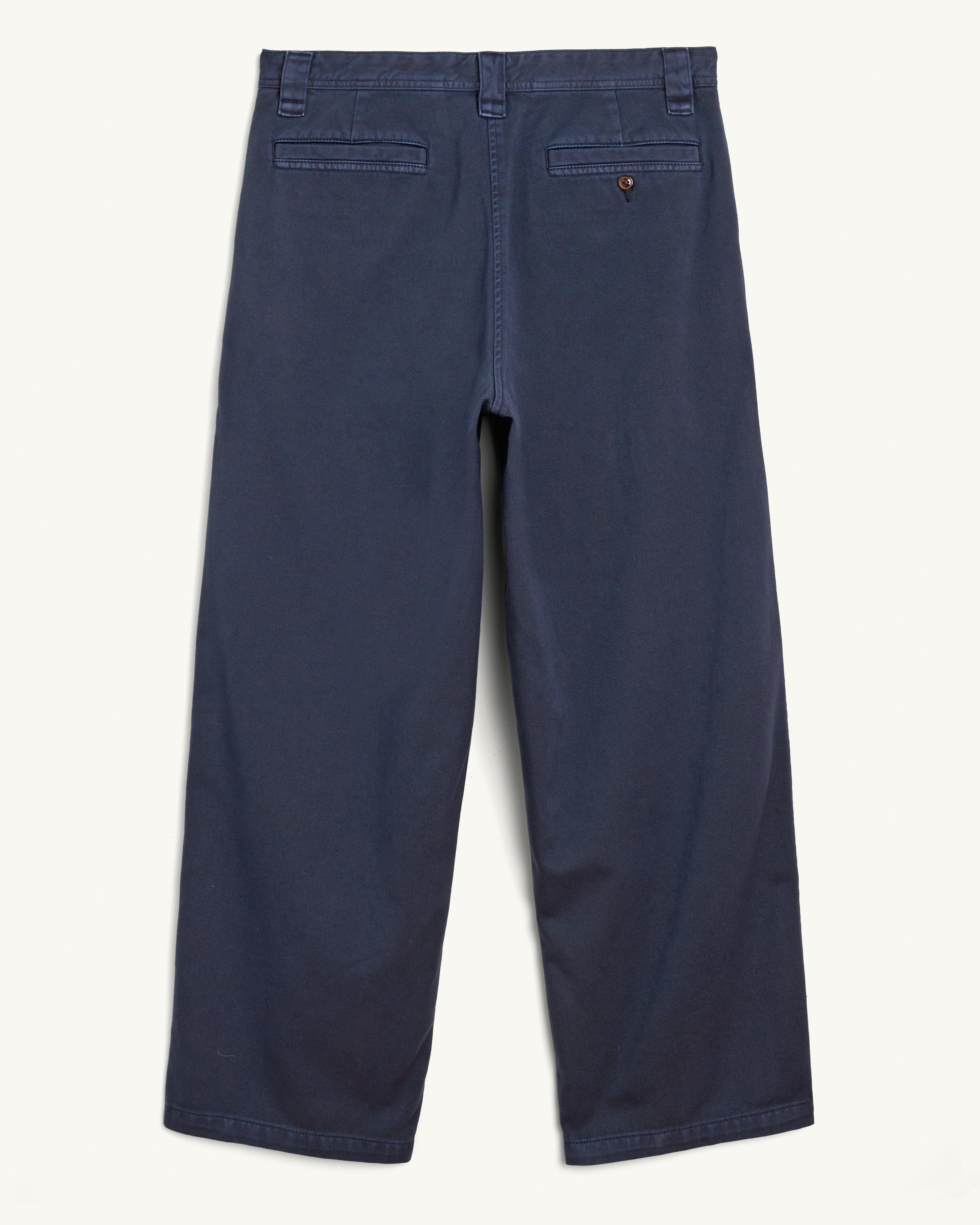 Wide Twill Pant - Navy - Image 5